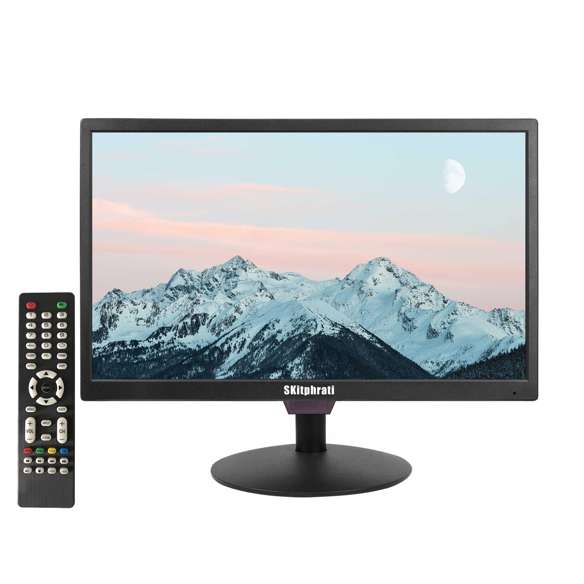 20 Inch LED PC Monitor - 1600x900 Resolution with HDMI/VGA/BNC/AV Ports & Built-in Speakers, VESA Mount Compatible for Desktop, Laptop & Computer - Perfect for Home Office, Gaming & Multimedia Entertainment