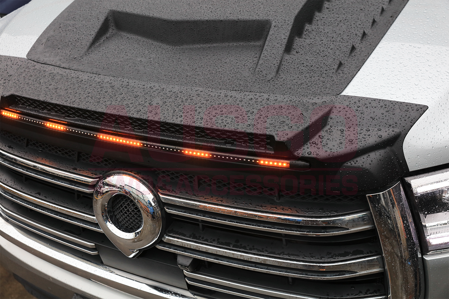 LED Bonnet Protector for GWM Cannon 2020-2024 Models | Durable Hood Guard with Bright Lights | Perfect for Off-Roading & Night Driving