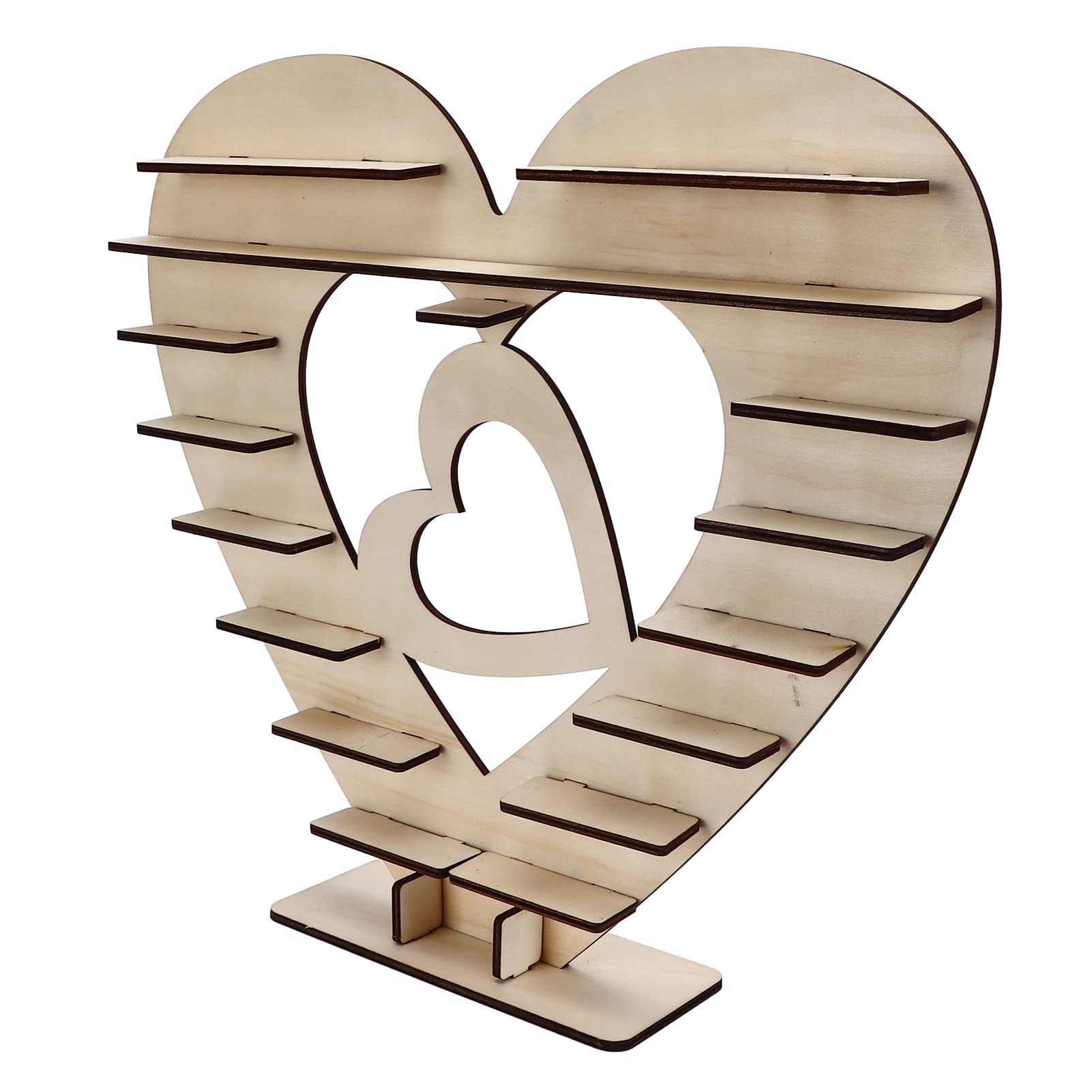 Premium Wooden Chocolate Stand - Sturdy & Elegant Display for Weddings, Parties & Events - Perfect for Dessert Tables, Candy Buffets & Gift Presentations