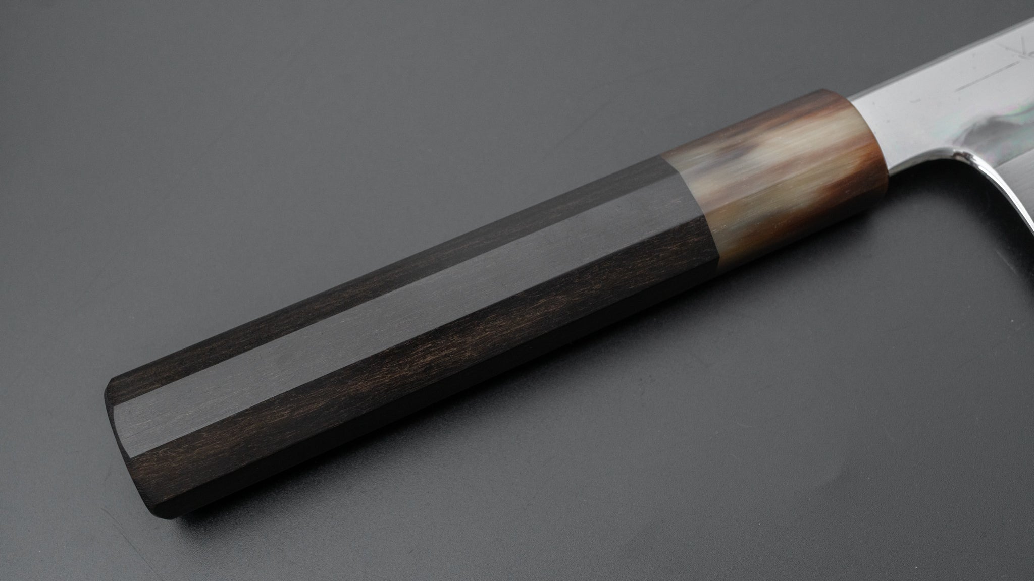 Hitohira Togashi White #1 Notaremon Mizu Honyaki Kiritsuke Gyuto 240mm Japanese Chef Knife with Taihei Ebony Handle (#075) - Premium Sushi & Sashimi Knife for Professional Chefs & Home Cooking