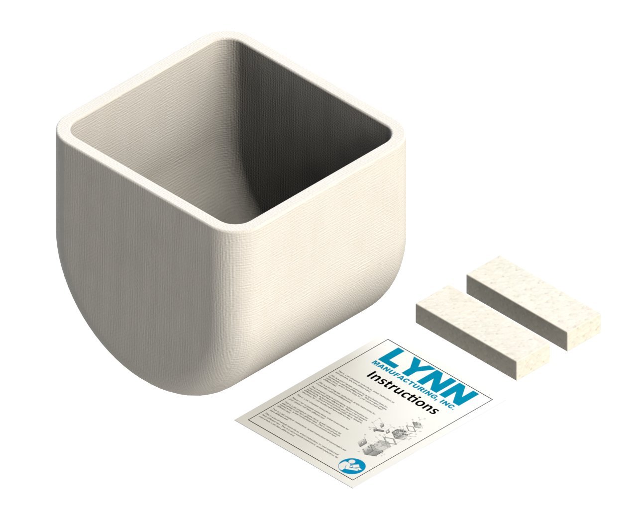 Lynn Quick Fire 100 Universal Combustion Chamber - 2300F High-Temperature Ceramic Fiber Insulation - Forge, Kiln & Foundry Applications - Model 1001