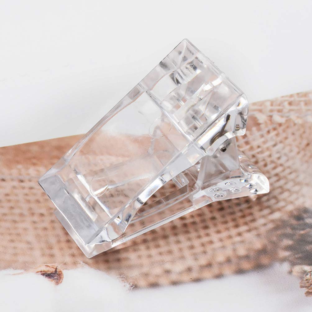 30pcs Nail Art Clips for Manicure & Nail Fixing - Salon & Home Use
