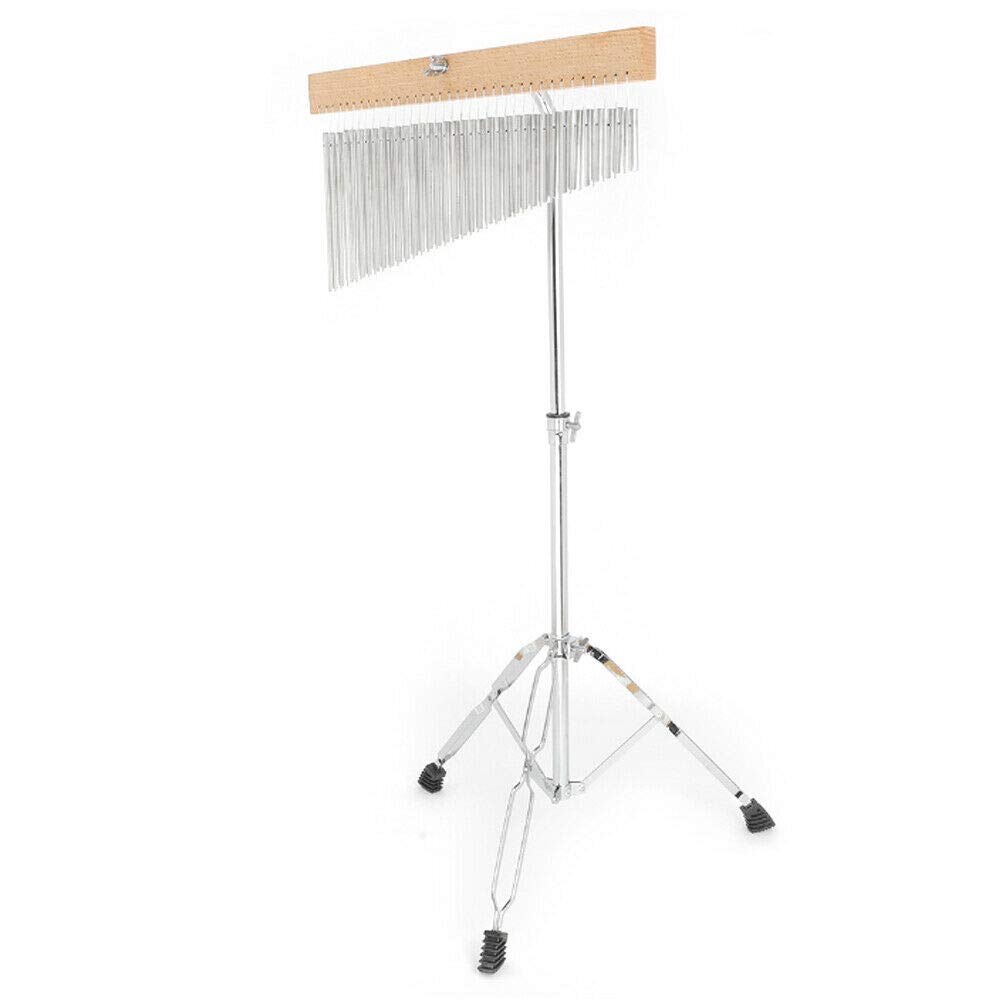 36-Tone Bar Musical Instrument Set with Tripod & Chime Stick - Professional Wind Chimes for Music Performances, Chorus, Bars & Outdoor Decor - Large Handcrafted Percussion Bells for Garden, Patio & Meditation Spaces