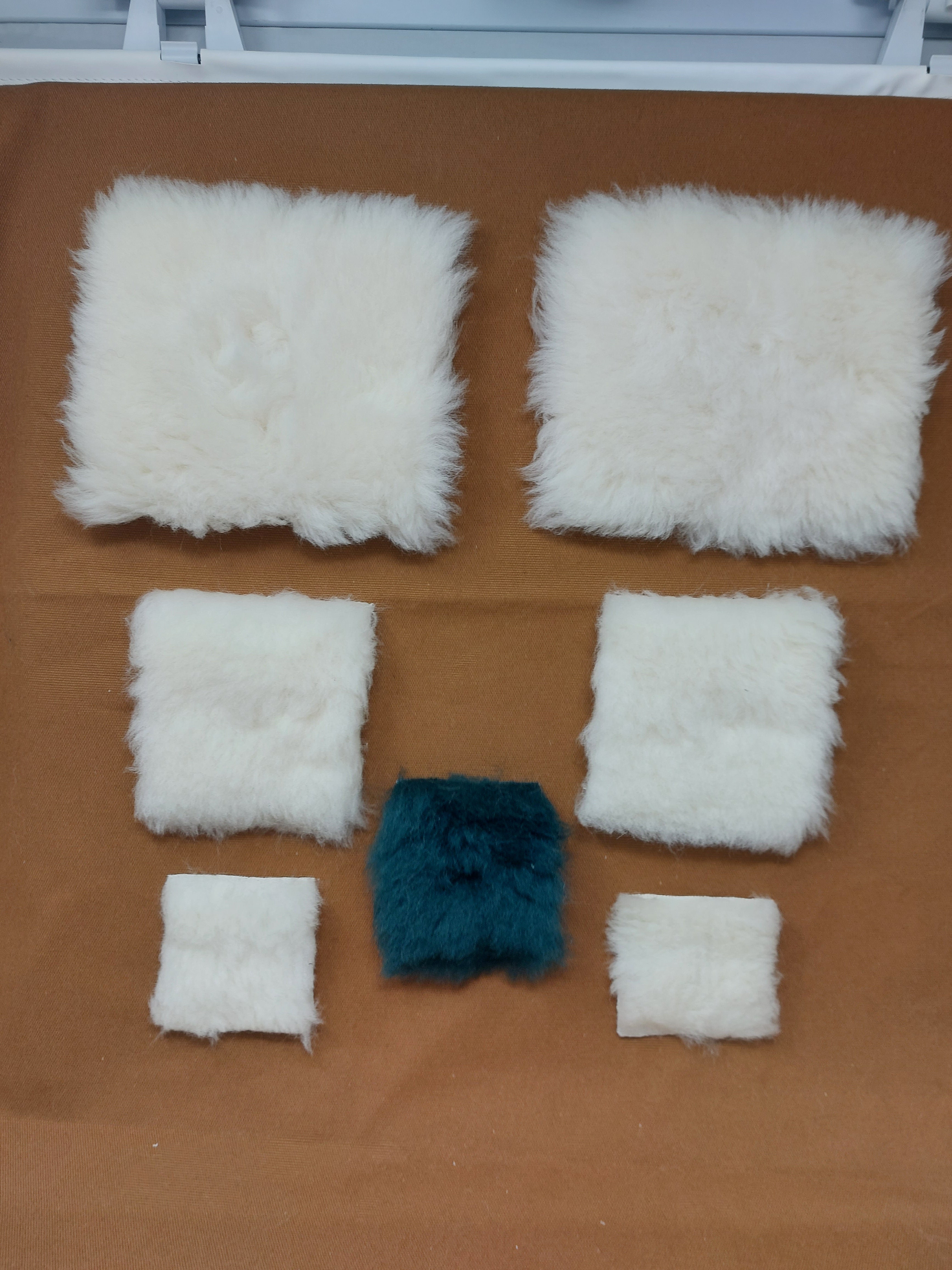 Orthopedic Sheep's Wool Coccyx Cushion for Tailbone Pain Relief - Comfortable Seat Cushion for Office Chairs, Car Seats & Wheelchairs