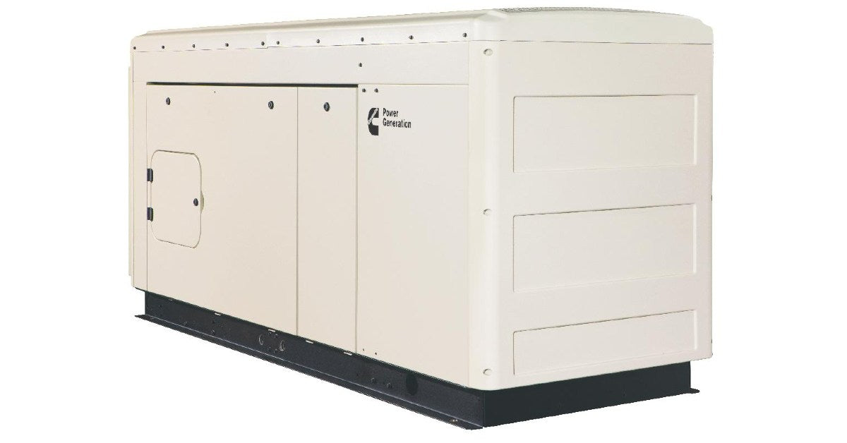 Cummins RS36 36kW Quiet Connect™ Series Liquid Cooled 3-Phase 120/208V Standby Generator - LP/NG Compatible (Model A051Y418) for Home Backup Power During Outages & Emergency Use