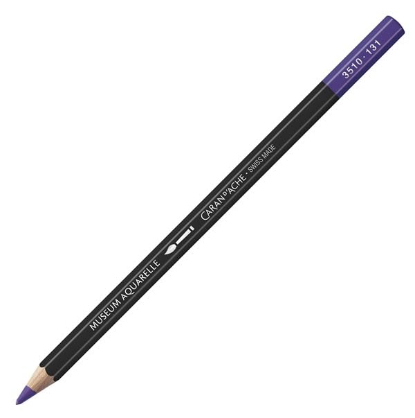 Premium Caran D'Ache Museum Aquarelle Watercolor Pencil - Periwinkle Blue (3510.131) | Professional Artist Grade Colored Pencils for Sketching, Drawing & Watercolor Painting