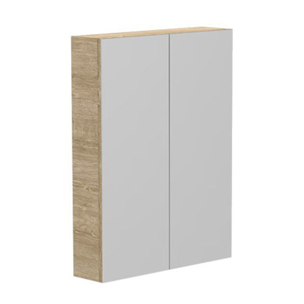 ADP Glacier Pro Shaving Cabinet - Premium Bathroom Storage with LED Mirror & Lockable Medicine Cabinet for Grooming Essentials - Perfect for Modern Bathrooms, Vanities & Home Organization