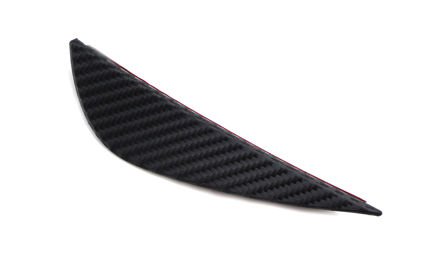 4pcs Car Black Dry Carbon Fiber Front Bumper Canard & Body Diffuser Fins - Universal Fit for Sports Cars, Racing & Performance Vehicles - Enhances Aerodynamics & Styling