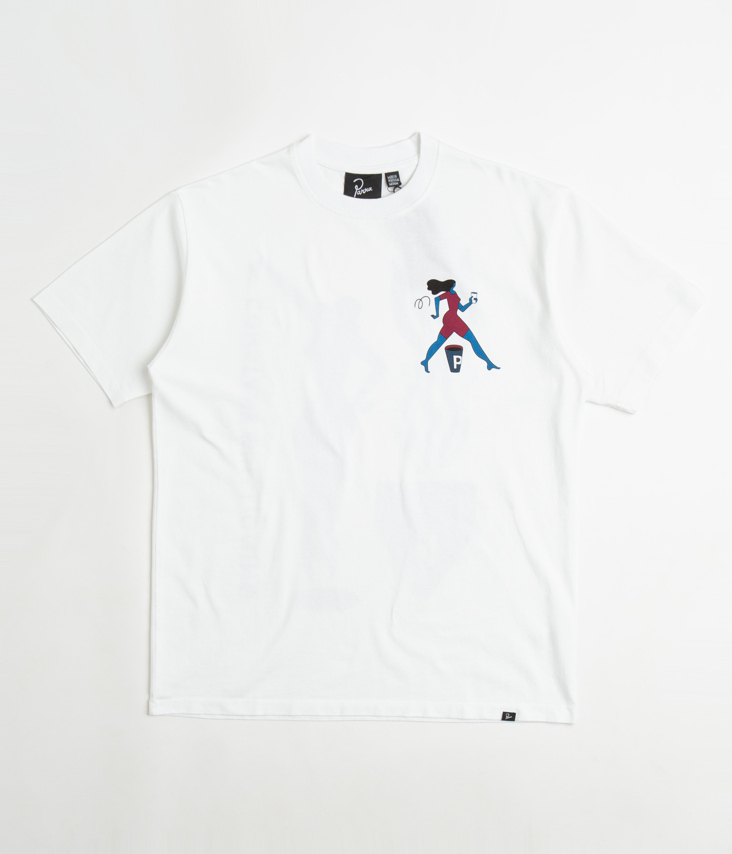 Parra Questioning Graphic T-Shirt - White | Stylish & Comfortable Cotton Tee for Men & Women - Perfect for Casual Wear, Street Fashion & Everyday Outfits