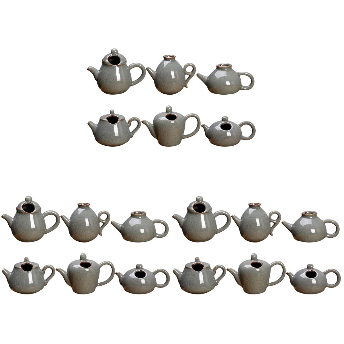 18 Pcs Mini Vases for Flower Arrangements - Small Decorative Vases for Succulents, Candles & Home Decor - Perfect for Table Centerpieces, Wedding Decor & DIY Crafts