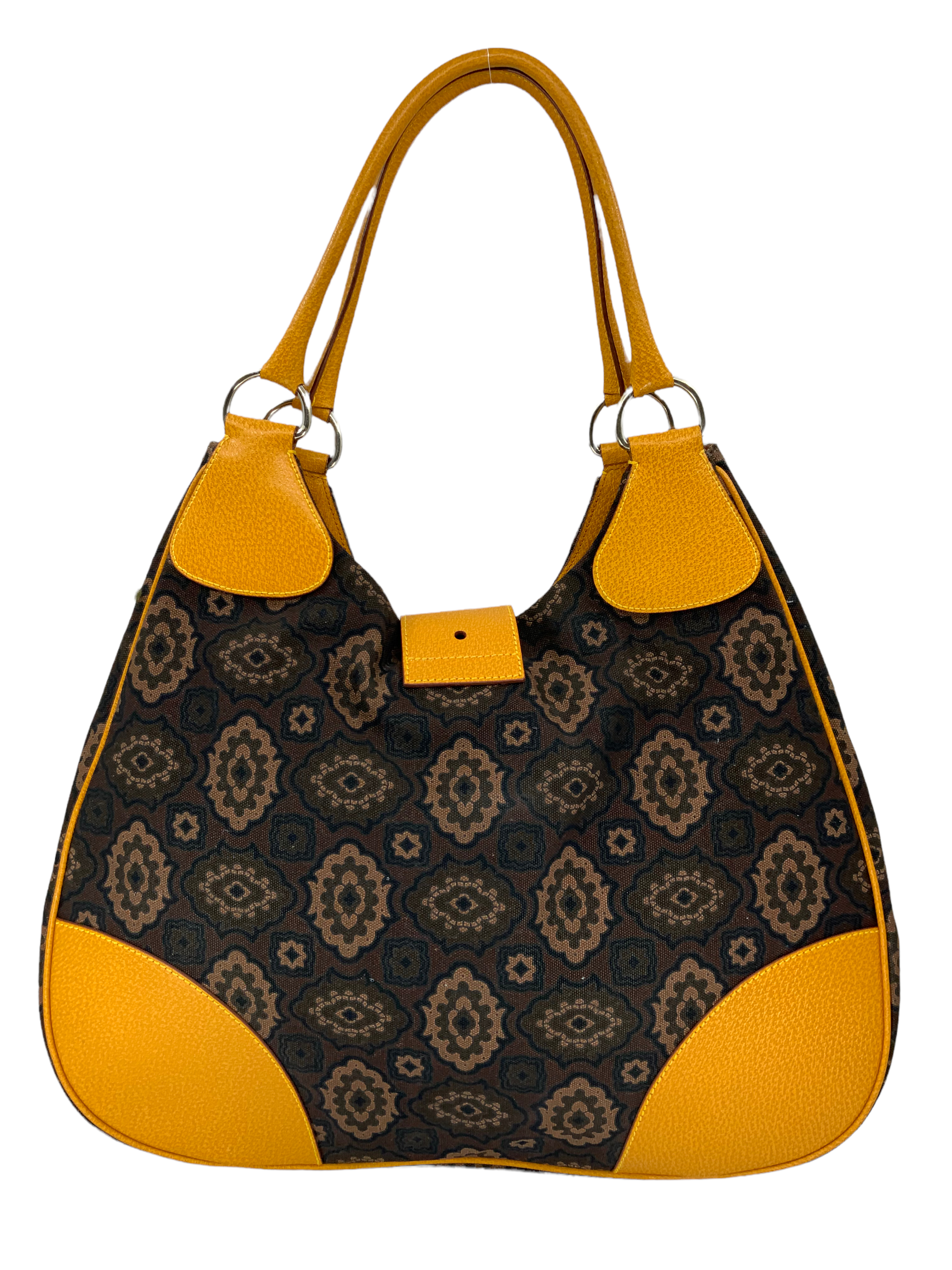 Prada Canvas Moon Large Buckle Bag for Women - Stylish Designer Handbag with Adjustable Strap, Perfect for Work, Travel & Everyday Use