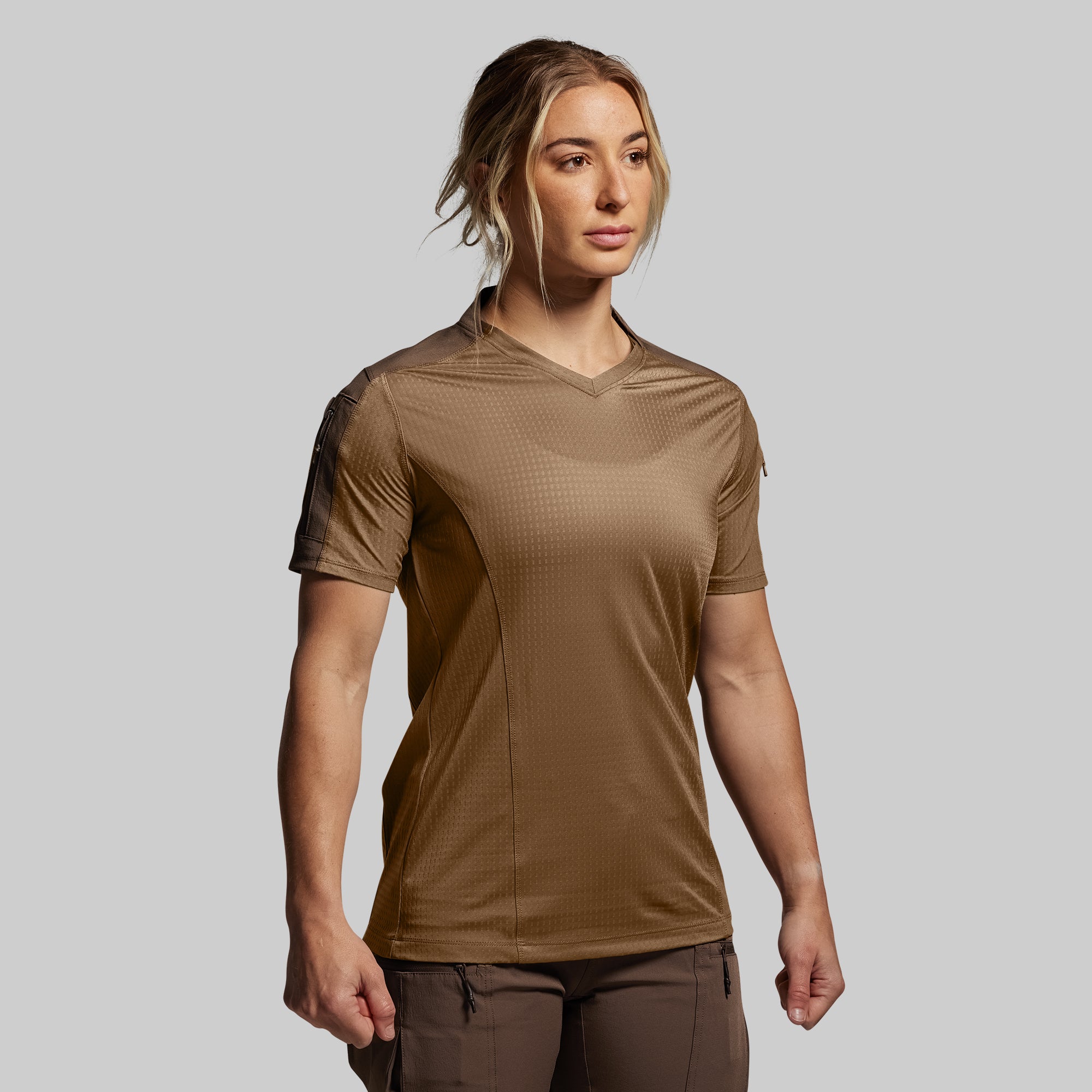 Women's Op Top Pro Tactical Shirt - Coyote Brown | Durable & Comfortable for Outdoor Adventures, Hiking & Military Use