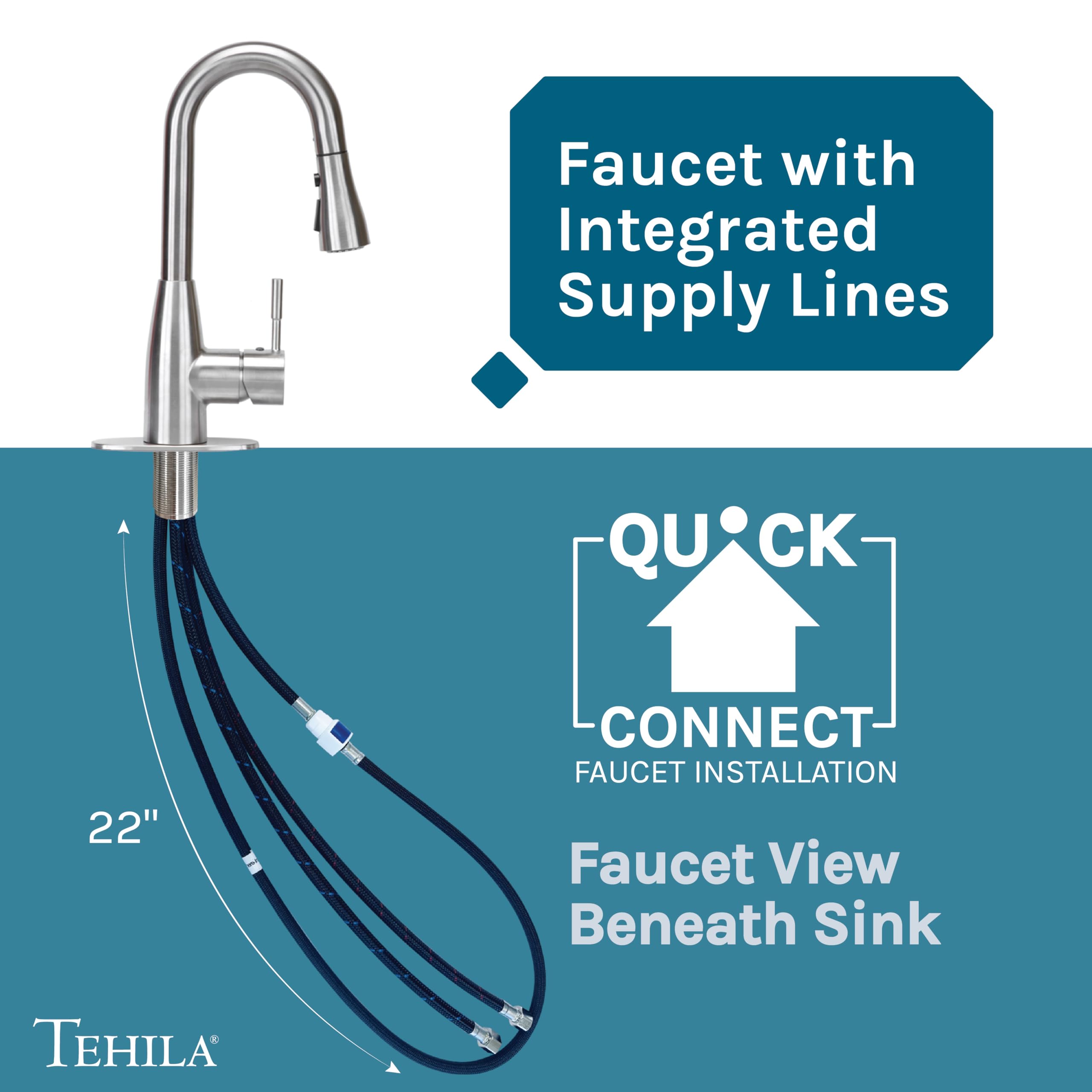 JS Jackson Supplies Grey Space Saver Utility Sink - Freestanding Laundry Tub with Stainless Pull-Down Faucet & Soap Dispenser | Perfect for Small Laundry Rooms, Basements & Garages