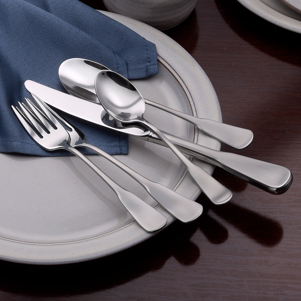 Candra 45-Piece Dinnerware Set - Elegant Porcelain Plates, Bowls & Mugs for Family Dining, Entertaining & Special Occasions