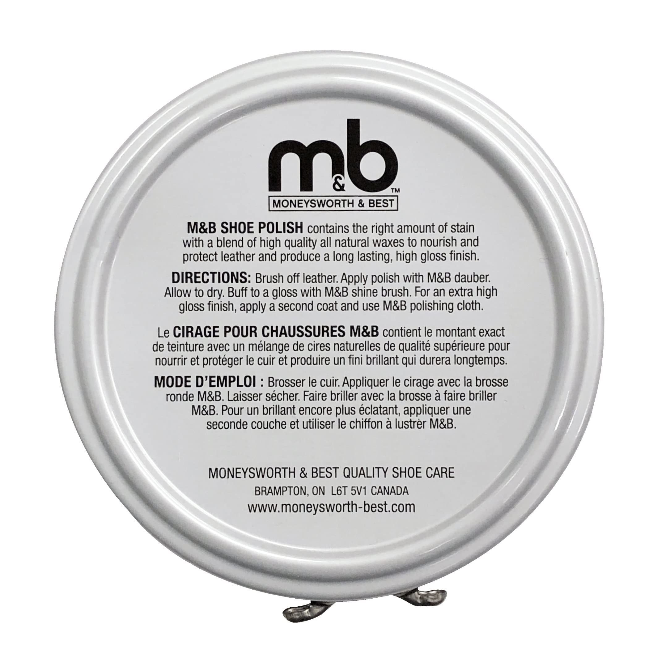 Moneysworth & Best Professional Shoe Polish Paste – Premium Leather Shine & Protection for Dress Shoes, Boots & Accessories | Ideal for Business, Formal Events & Daily Footwear Care