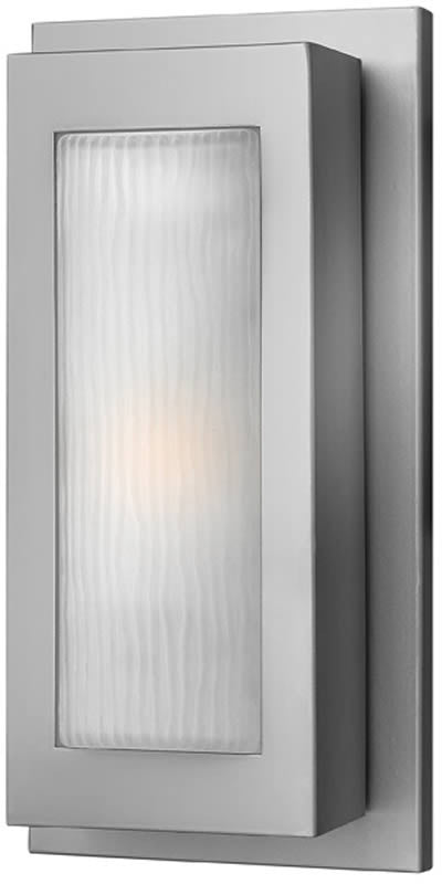 14H Titan 1 Light Outdoor Wall Mount Titanium - Durable Exterior Sconce for Patio, Porch & Garden Lighting - Weatherproof Outdoor Wall Light Fixture