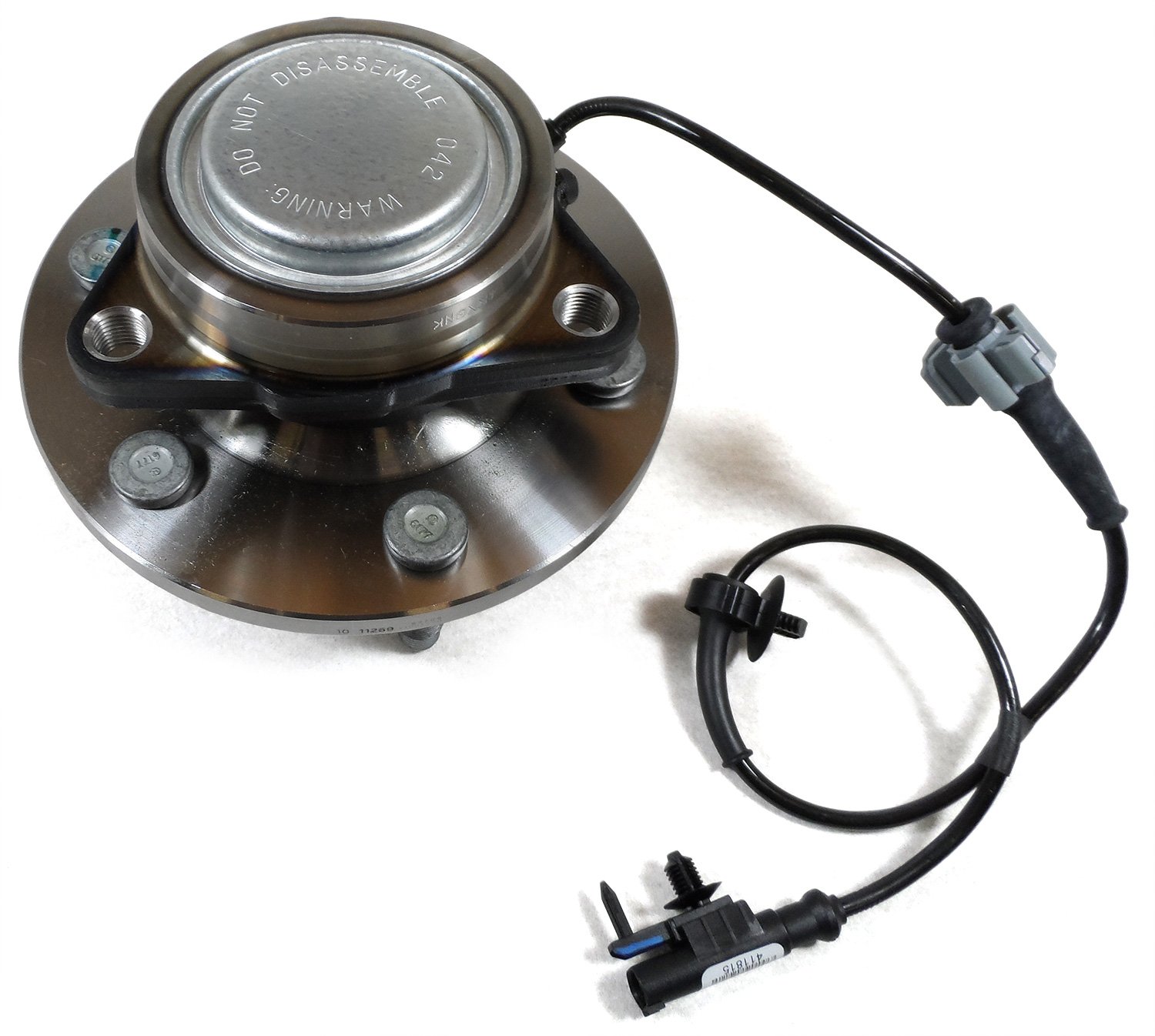 ACDelco FW345 GM Original Equipment Front Wheel Hub & Bearing Assembly with ABS Wheel Speed Sensor & Studs - Perfect for Chevy Silverado, GMC Sierra & GM Truck Repairs