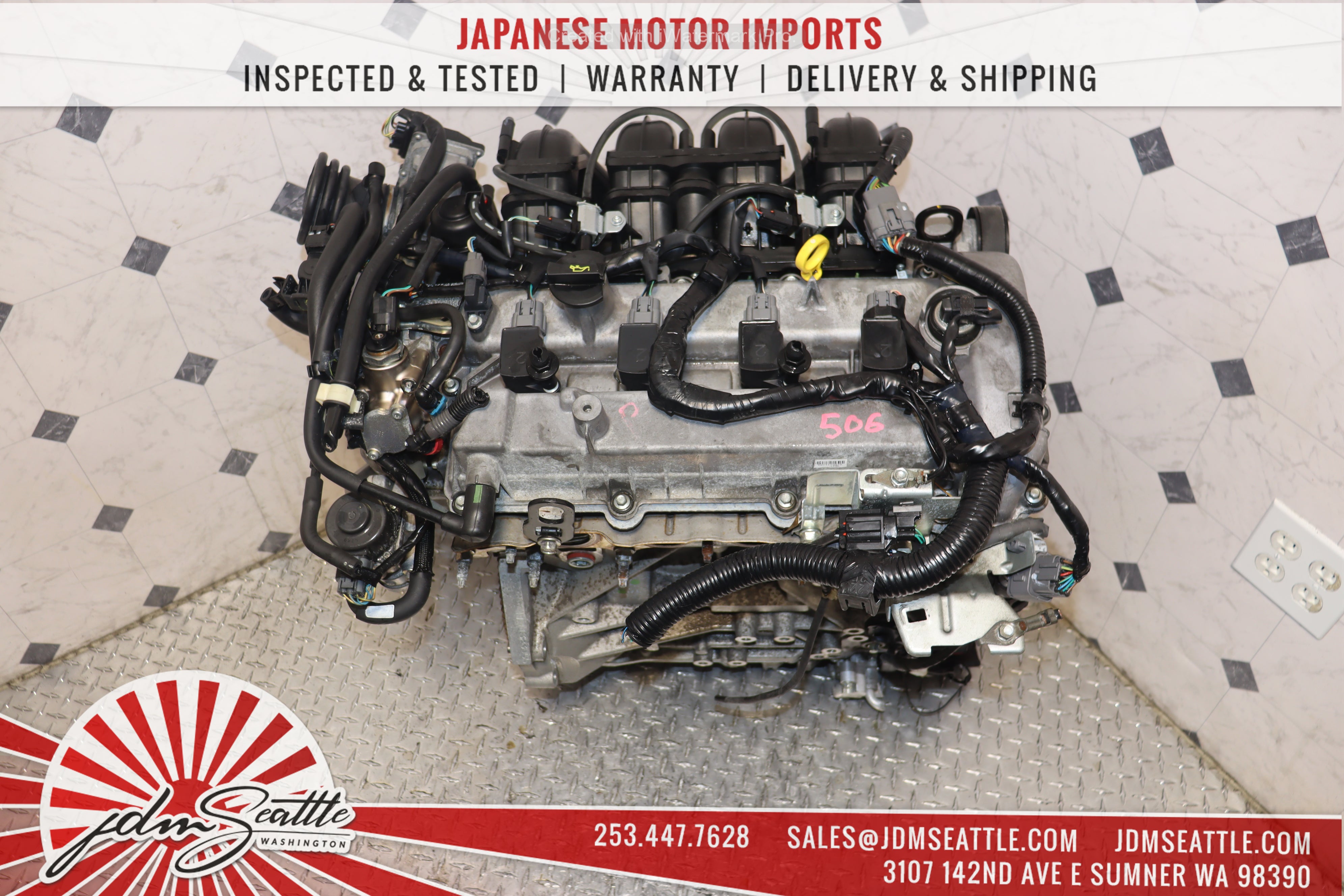 JDM LF-VE 2.0L Engine for 2006-2009 Mazda 3 | Replacement for 2.3L 4-Cylinder DOHC VVT | Perfect for Performance Upgrades & Engine Swaps