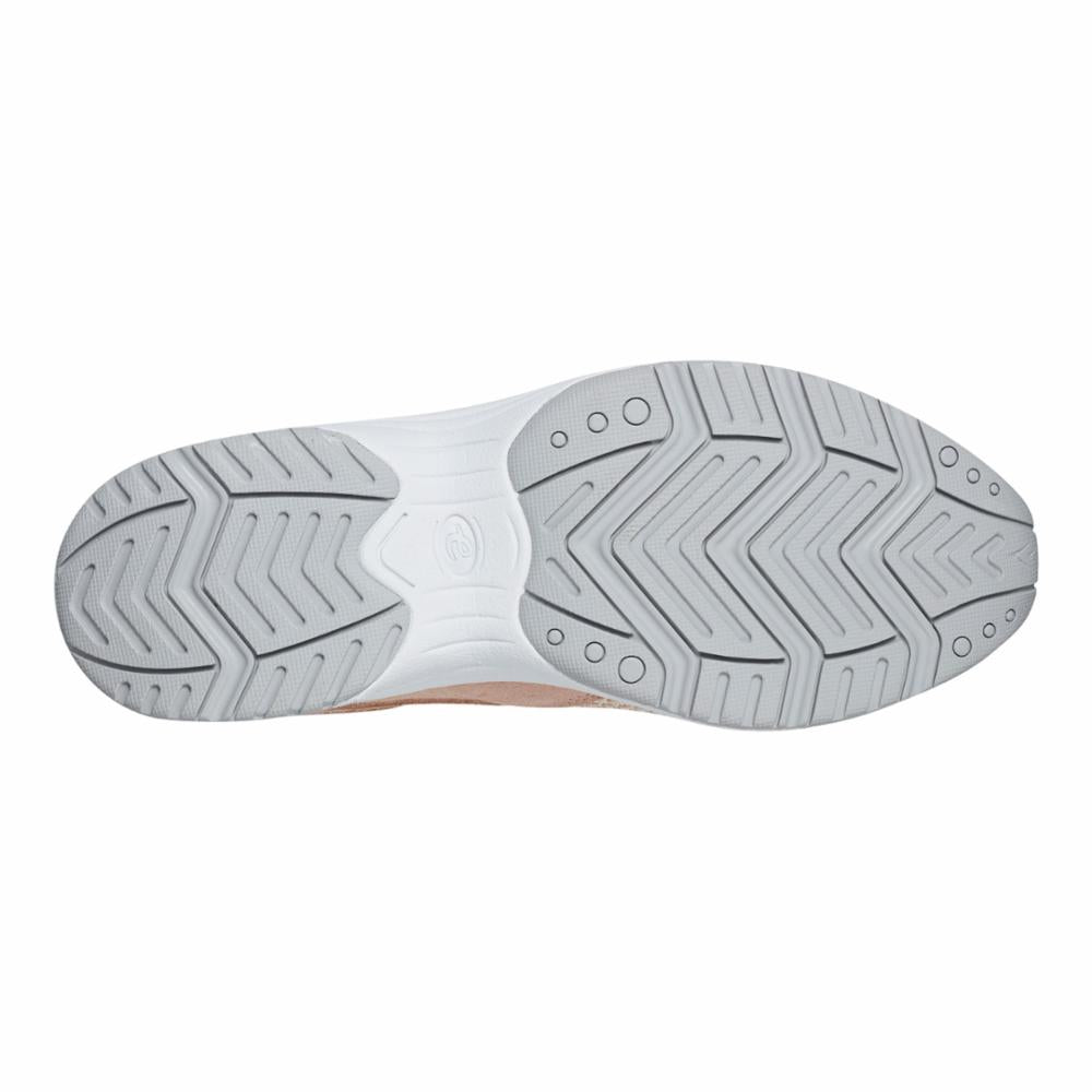Easy Spirit Women's Travelp189 Pink M - Comfortable Walking Shoes for Travel, Work & Everyday Wear | Lightweight Slip-On Sneakers with Cushioned Support