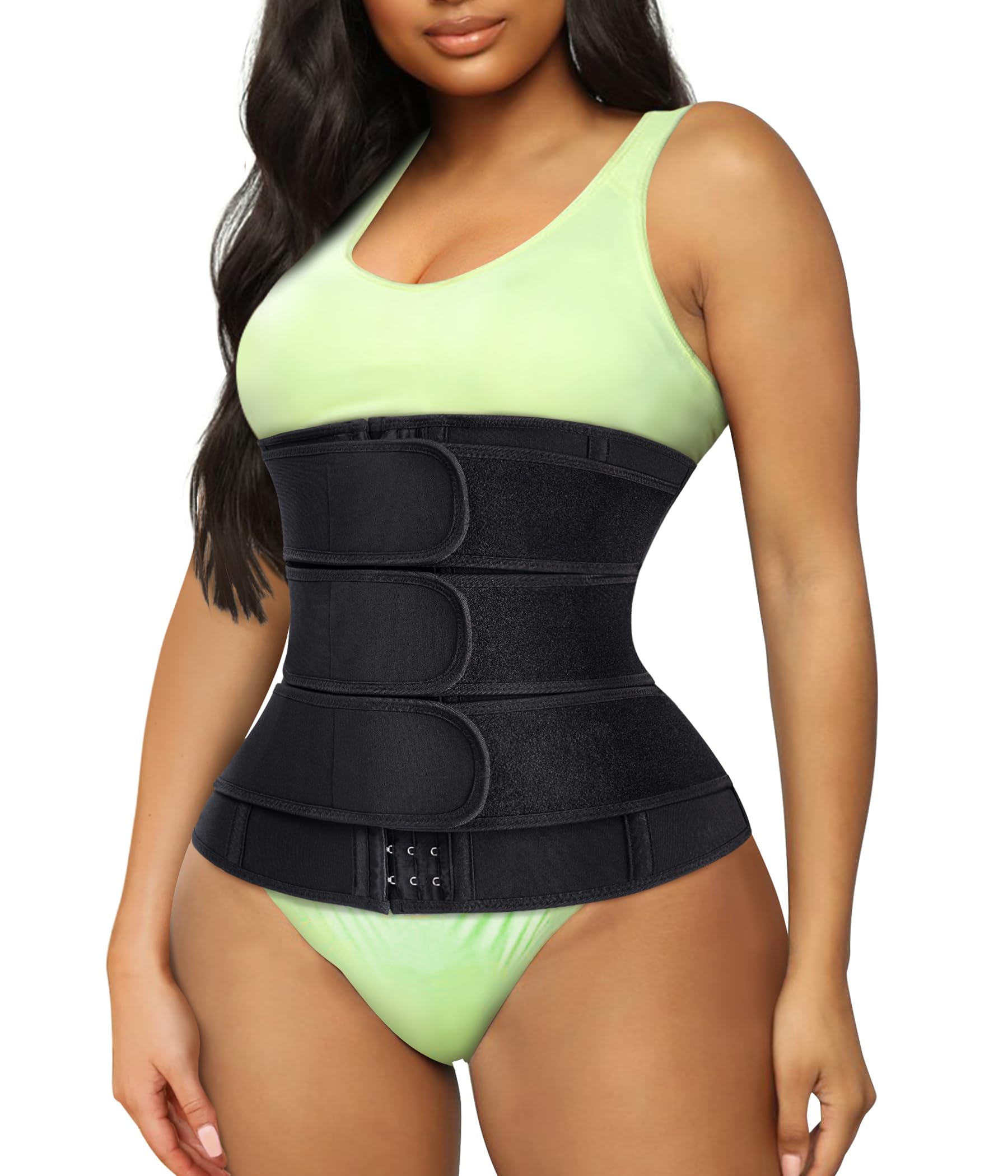TrainingGirl Women's Waist Trainer Corset - Tummy Control Slimming Belt for Workout & Weight Loss | Postpartum Body Shaper, Sweat Waist Cincher for Gym, Yoga & Everyday Wear