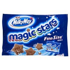 MilkyWay Magic Stars Fun Size Chocolate Candy Bags 180g (6.35oz) - Bulk Pack for Halloween, Parties, and Snacking
