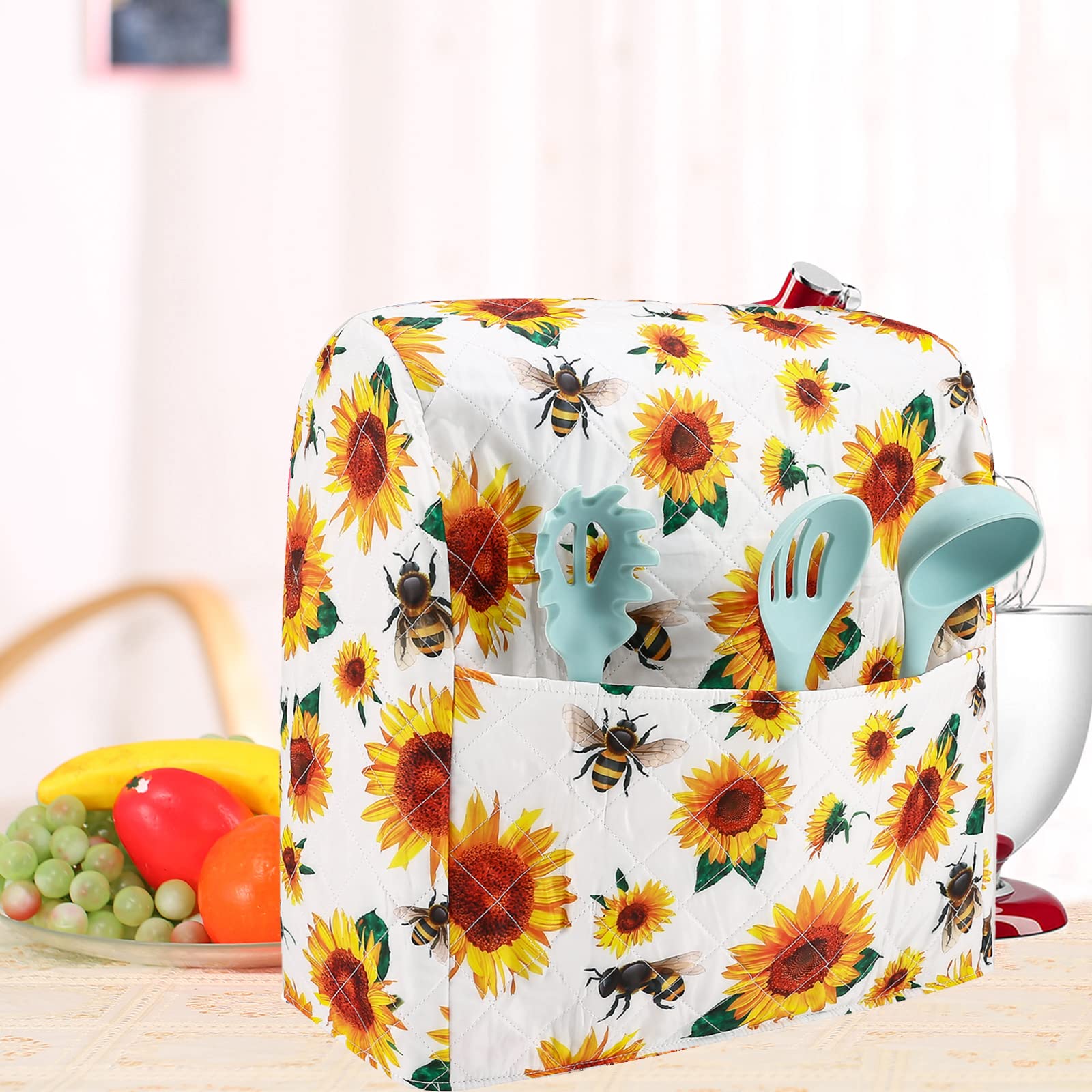 Sunflower Mixer Cover for KitchenAid 5-8Qt - Spring Kitchen Decor