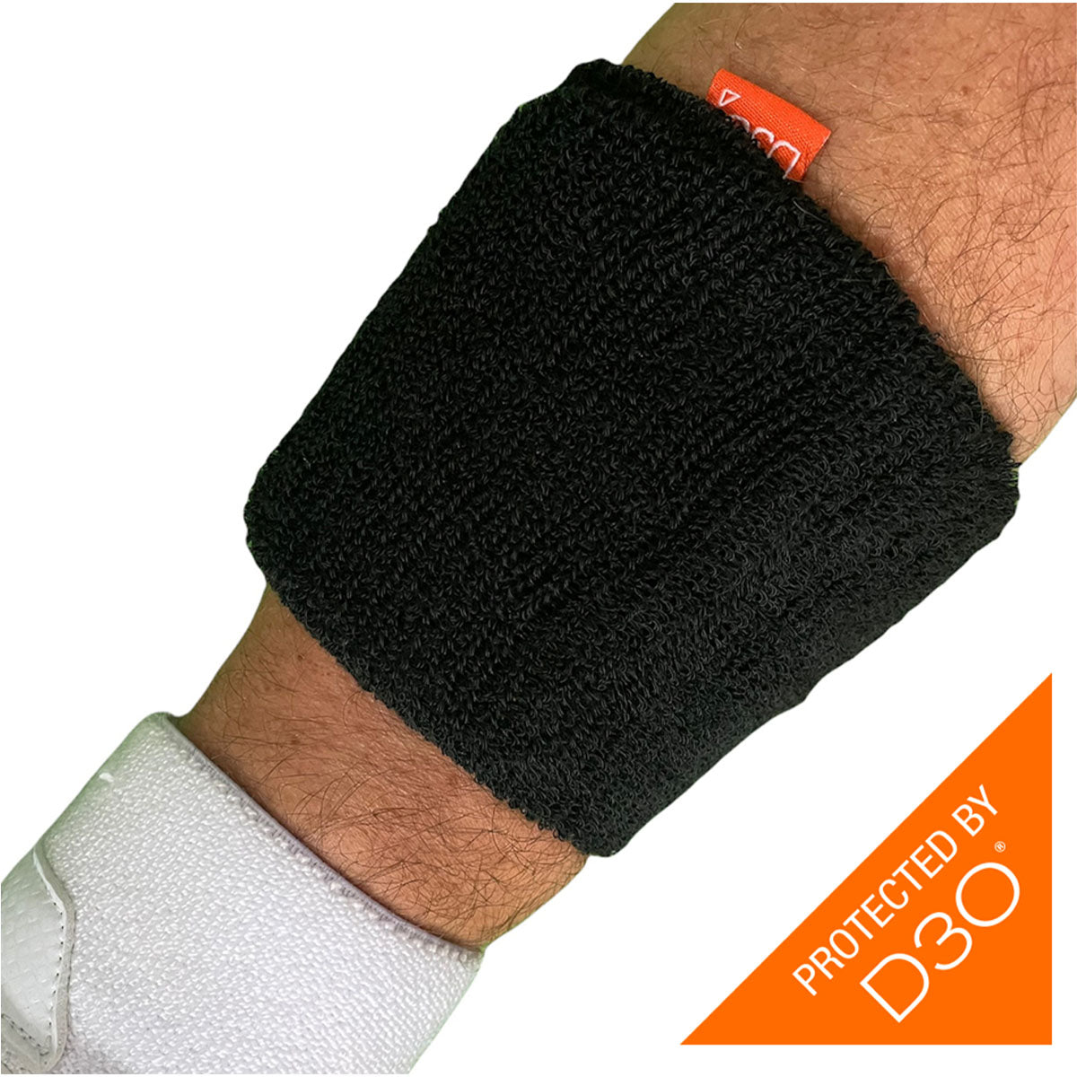 Ayrtek Stubby Hybrid Cricket Sweatband - Moisture Wicking Wristband for Cricket Players - Perfect for Training, Matches & Hot Weather Conditions