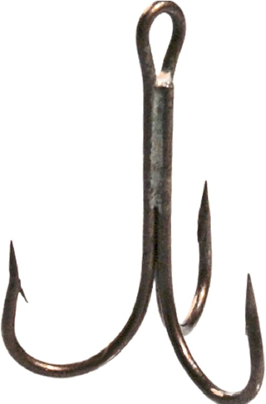 Danielson Treble Hook Gross Bronze Size 7/0 - 144 Pack for Freshwater & Saltwater Fishing Lures - Perfect for Bass, Trout, and Walleye Angling