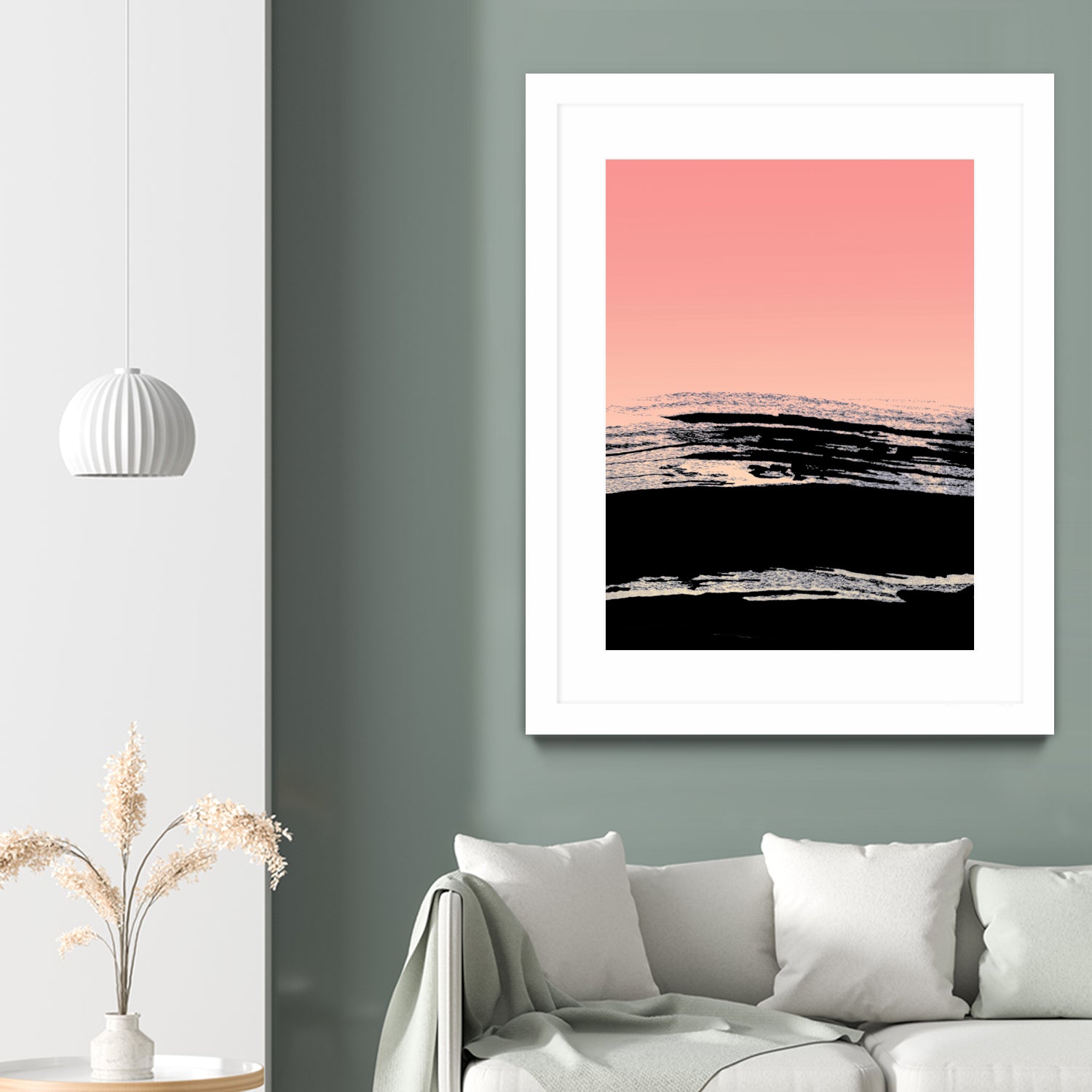 Abstract Rose Wall Art - Modern Floral Canvas Painting for Home & Office Decor | Perfect for Living Room, Bedroom, and Office Spaces