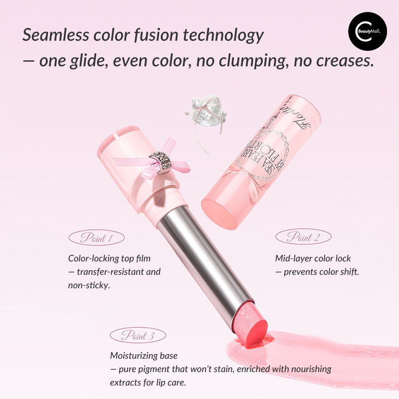 FLORTTE Glass Sea Collection – Hydrating Solid Lip Gloss with Shine | Perfect for Everyday Wear & Special Occasions