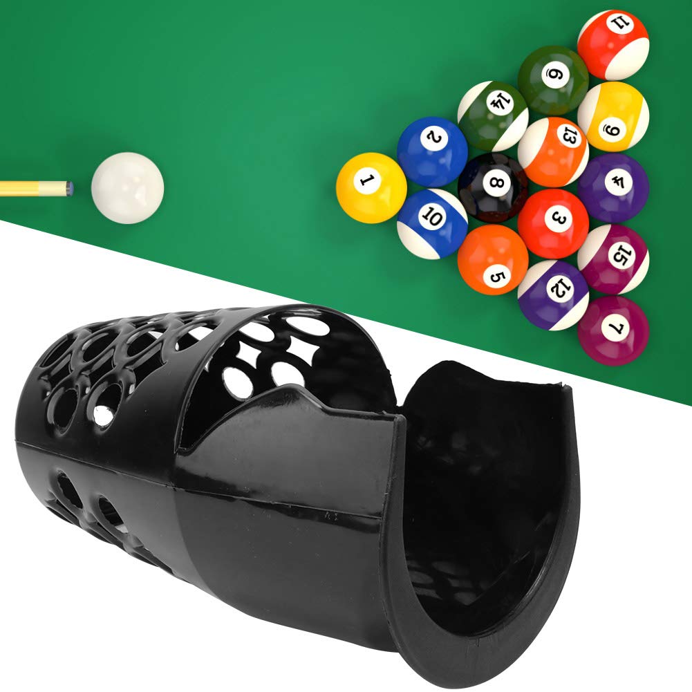 6PCS Plastic Snooker Baskets - Durable Pool Table Pockets for Billiards & Snooker (24cm) - Convenient Storage Solution for Game Rooms, Bars, and Home Entertainment Spaces