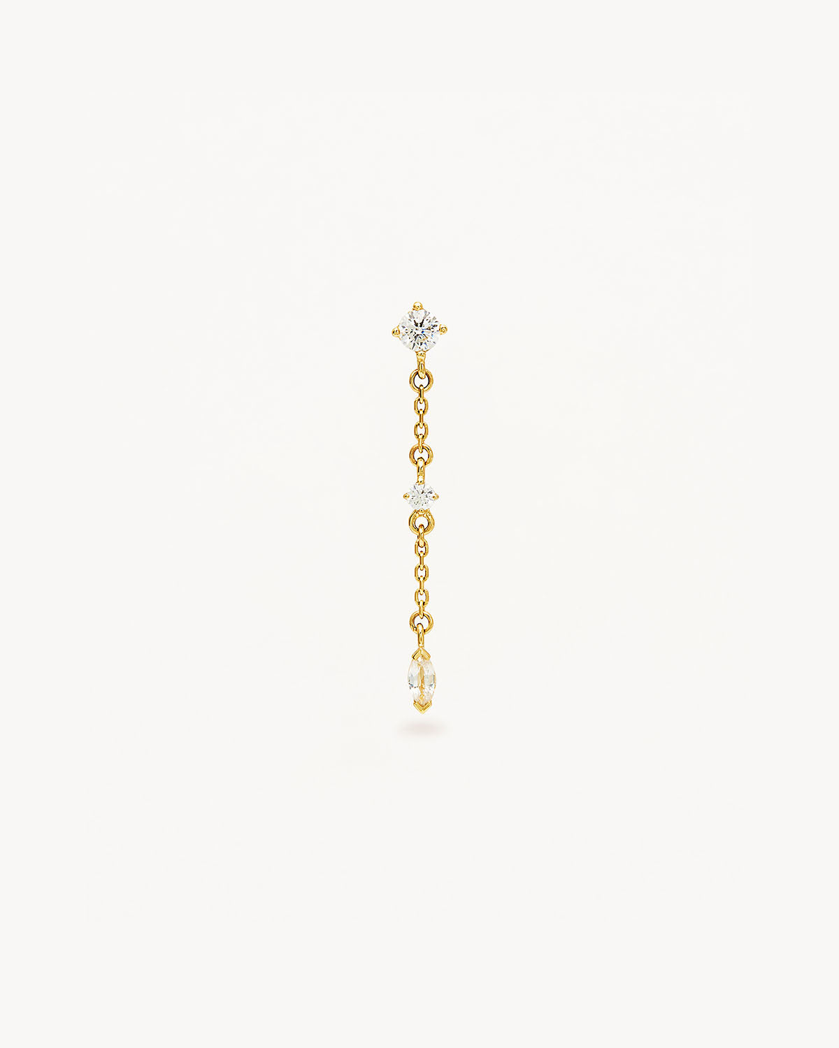 14K Solid Gold Whisper Chain Earrings for Women - Dainty & Delicate Everyday Hoop Earrings - Perfect for Work, Date Night & Special Occasions