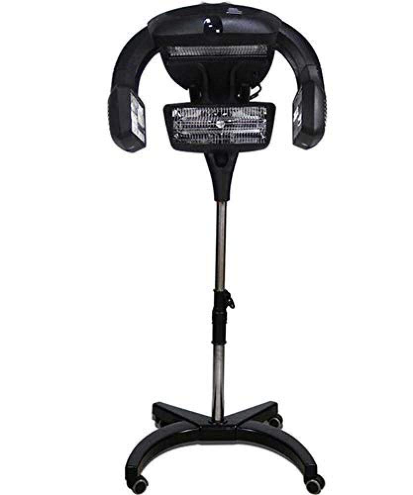 Professional Salon Heater - Adjustable Standing Hair Care & Baked Oil Machine for Hair Coloring & Perm | Home & Salon Use | Timer Function | Black (Section A) | Perfect for Hair Treatments, Coloring, Perms & Styling at Home or Salon