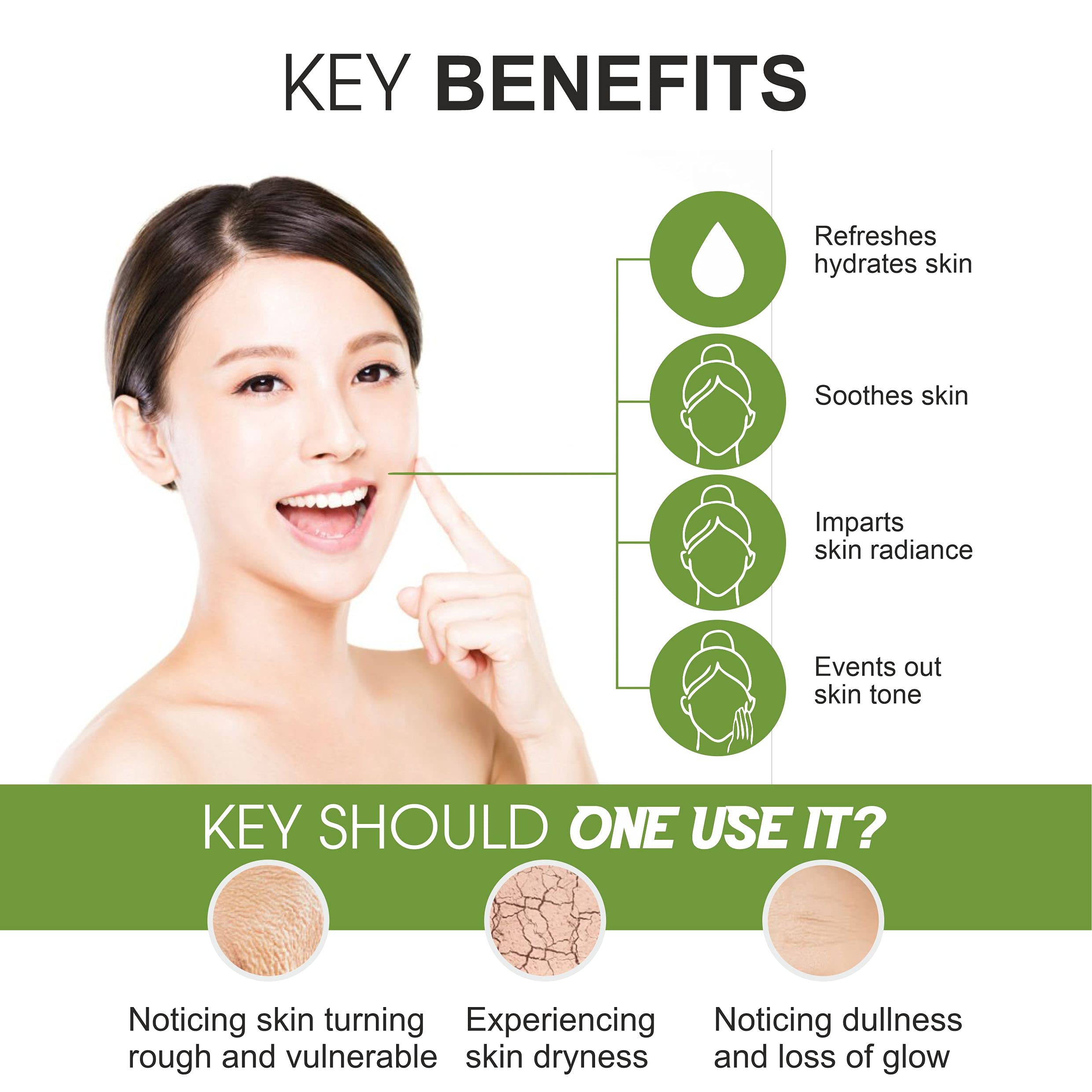 Oilanic Premium Green Tea & Vitamin C Face Toner for Men & Women - Hydrating, Brightening & Refreshing (2 x 100ml/3.4oz) | Daily Skincare Routine for Acne-Prone & Sensitive Skin