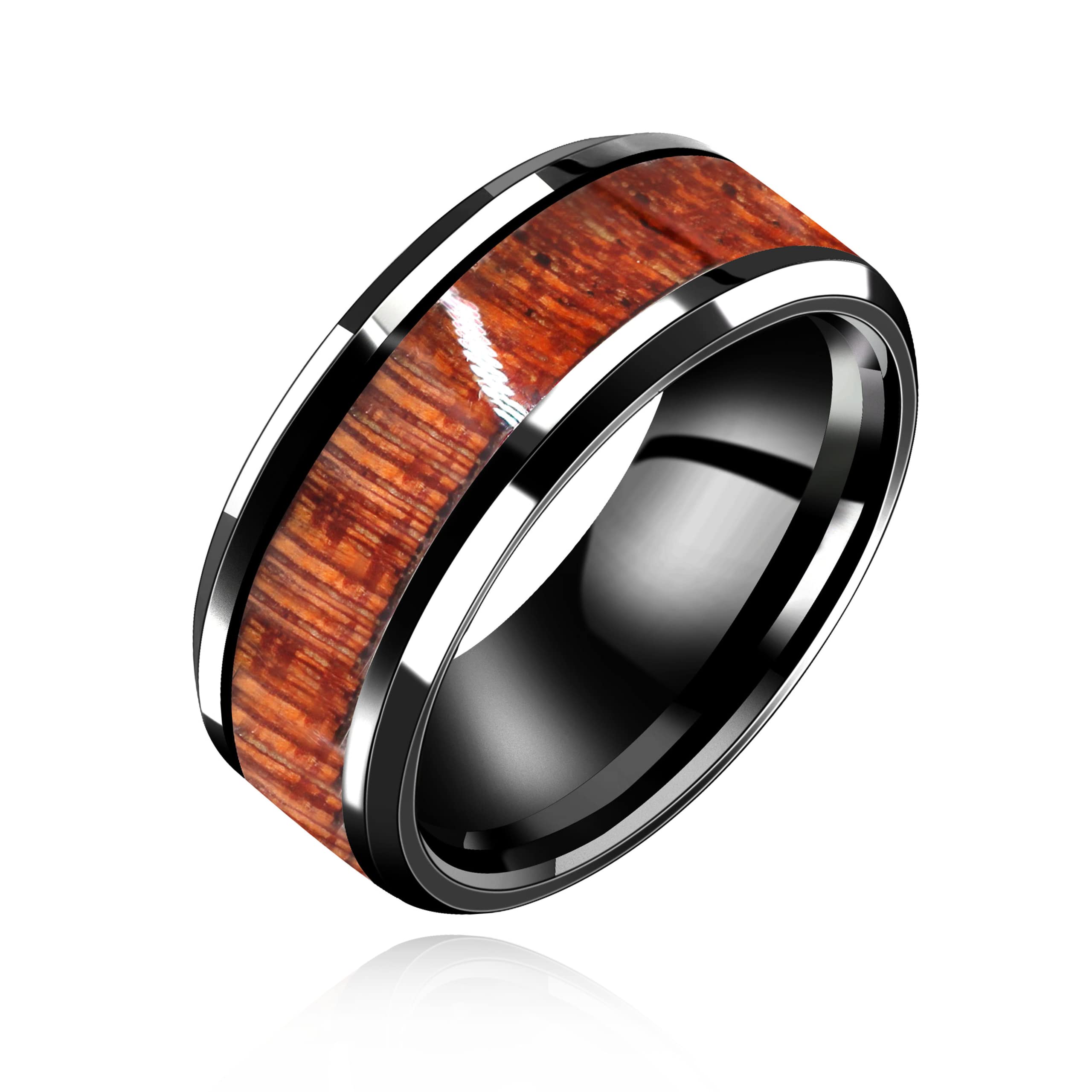 Uloveido Titanium & Stainless Steel Couple Wedding Rings Set - Engravable Matching Engagement Bands for Him & Her (Y552) - Perfect for Anniversaries, Proposals & Romantic Gifts
