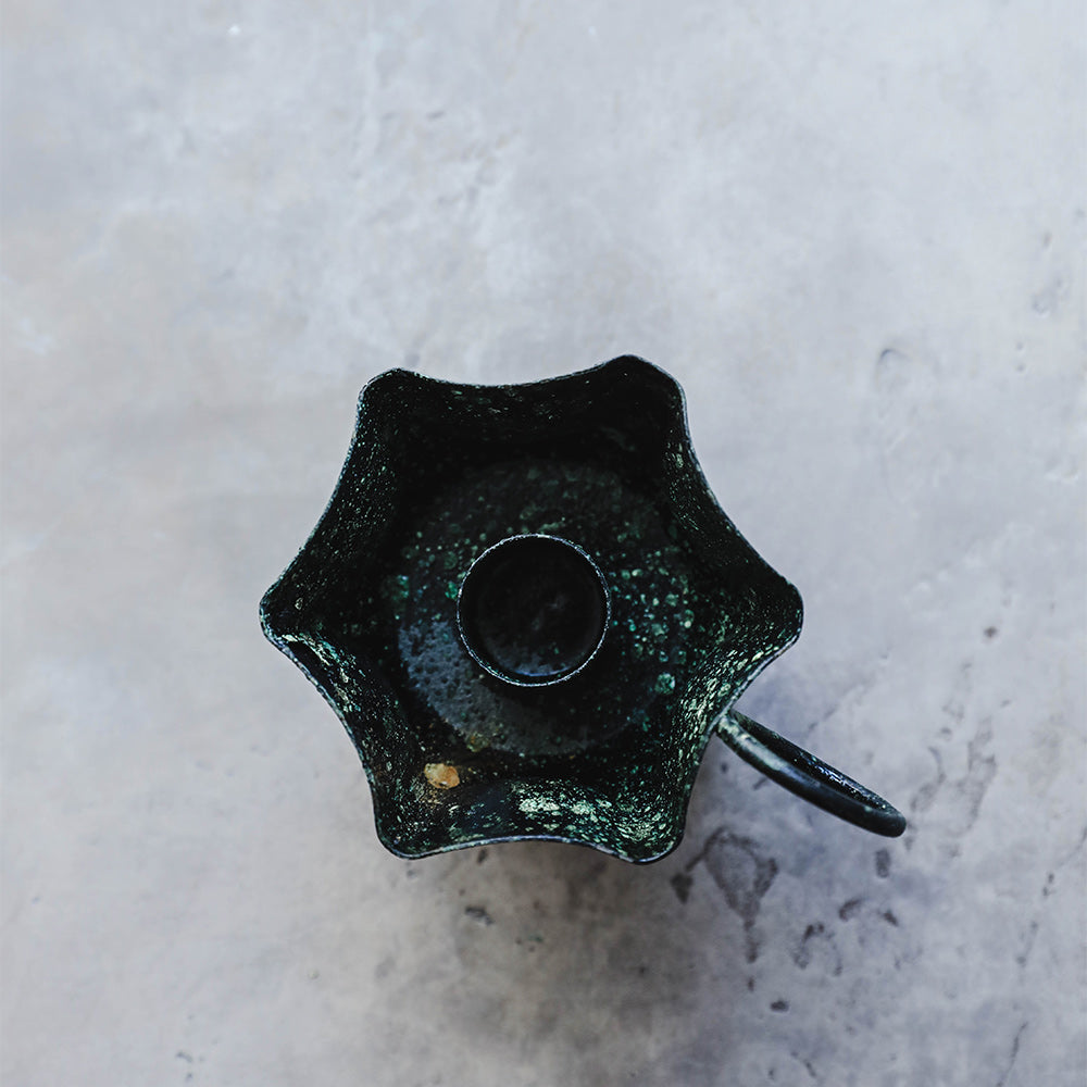 Emerald Iron Candle Holder - Elegant Home Decor for Dining Table, Wedding Centerpiece & Romantic Ambiance