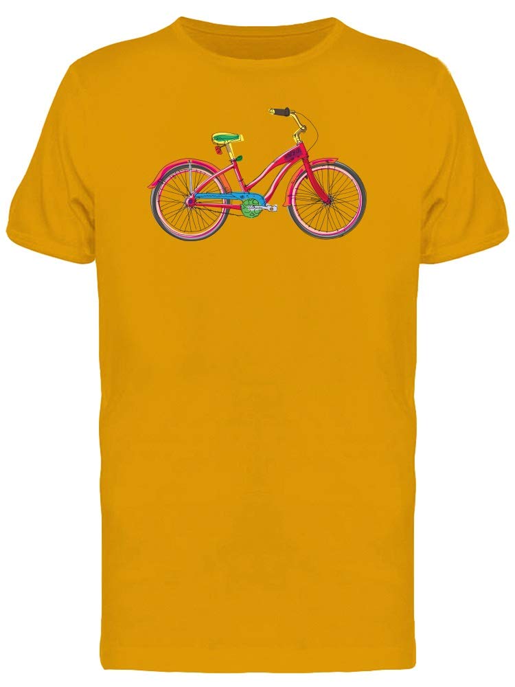 Red Bike Graphic T-Shirt for Men - Casual Cotton Tee for Cycling, Outdoor & Streetwear Fashion