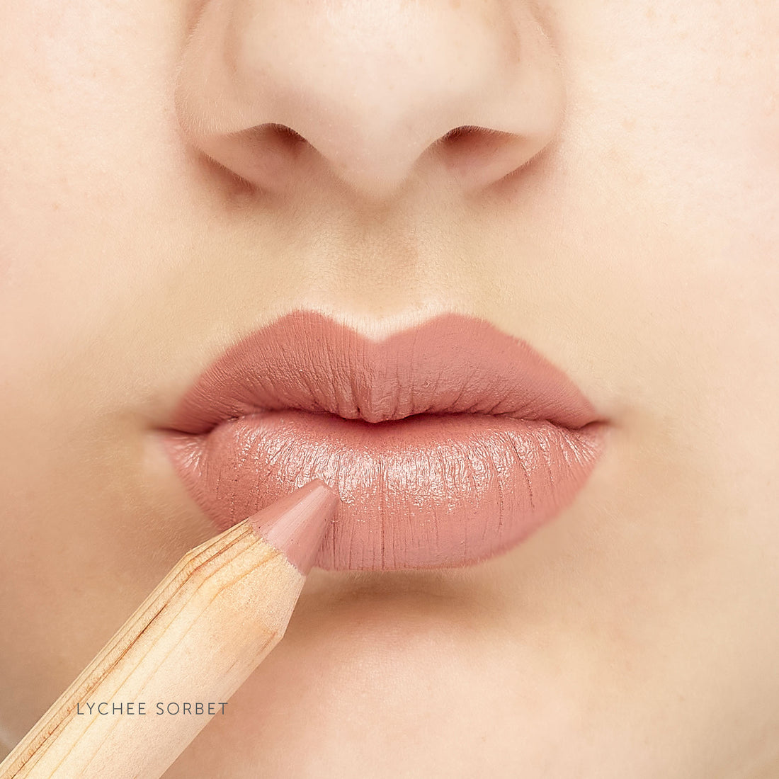 Natural Lipstick Crayon in Lychee Sorbet - Vegan, Long-Lasting Lip Color with Moisturizing Formula | Perfect for Everyday Wear, Date Night & Special Occasions