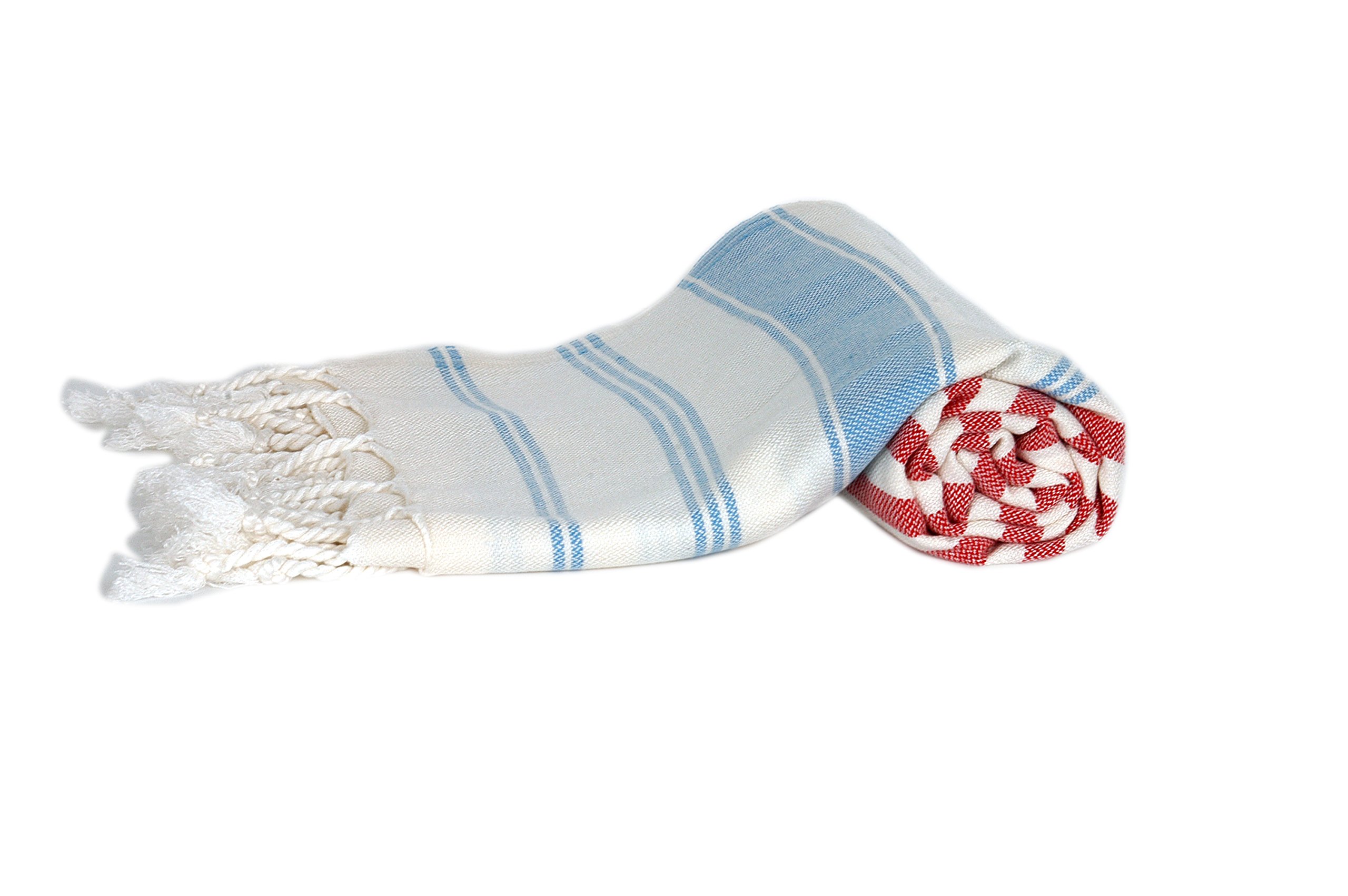 Premium 100% Cotton Turkish Pestemal Bath Towel Set of 2 (37