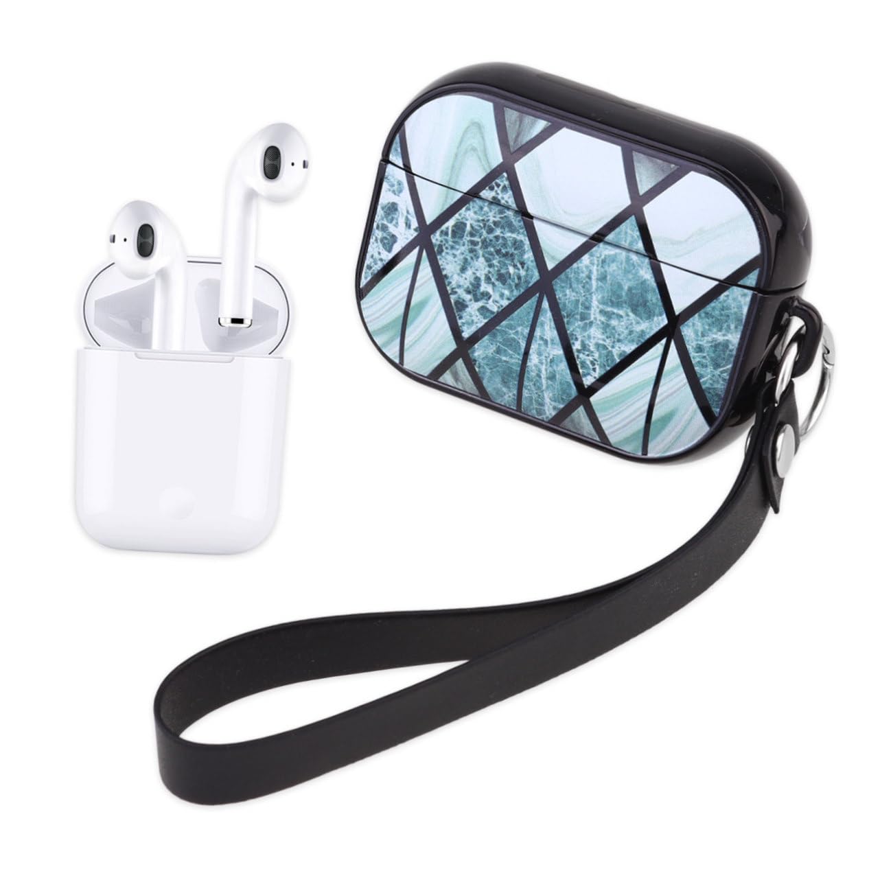 Angoily Headset Protective Case - Durable Earphone Sleeve Cover for AirPods Pro/3/2/1, Wireless Headphones Storage Organizer (Pattern Design) - Perfect for Travel, Gym & Daily Use