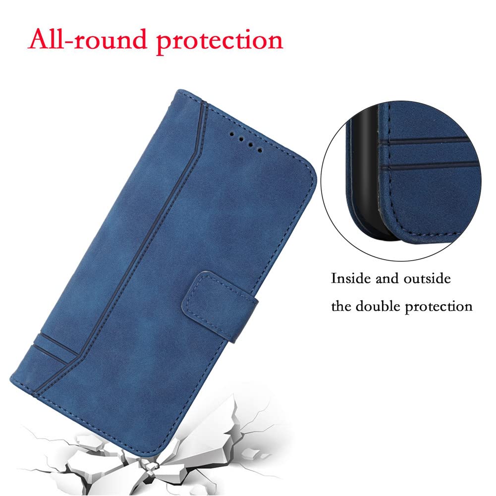 Premium PU Leather Magnetic Wallet Case for iPhone 13 (6.1