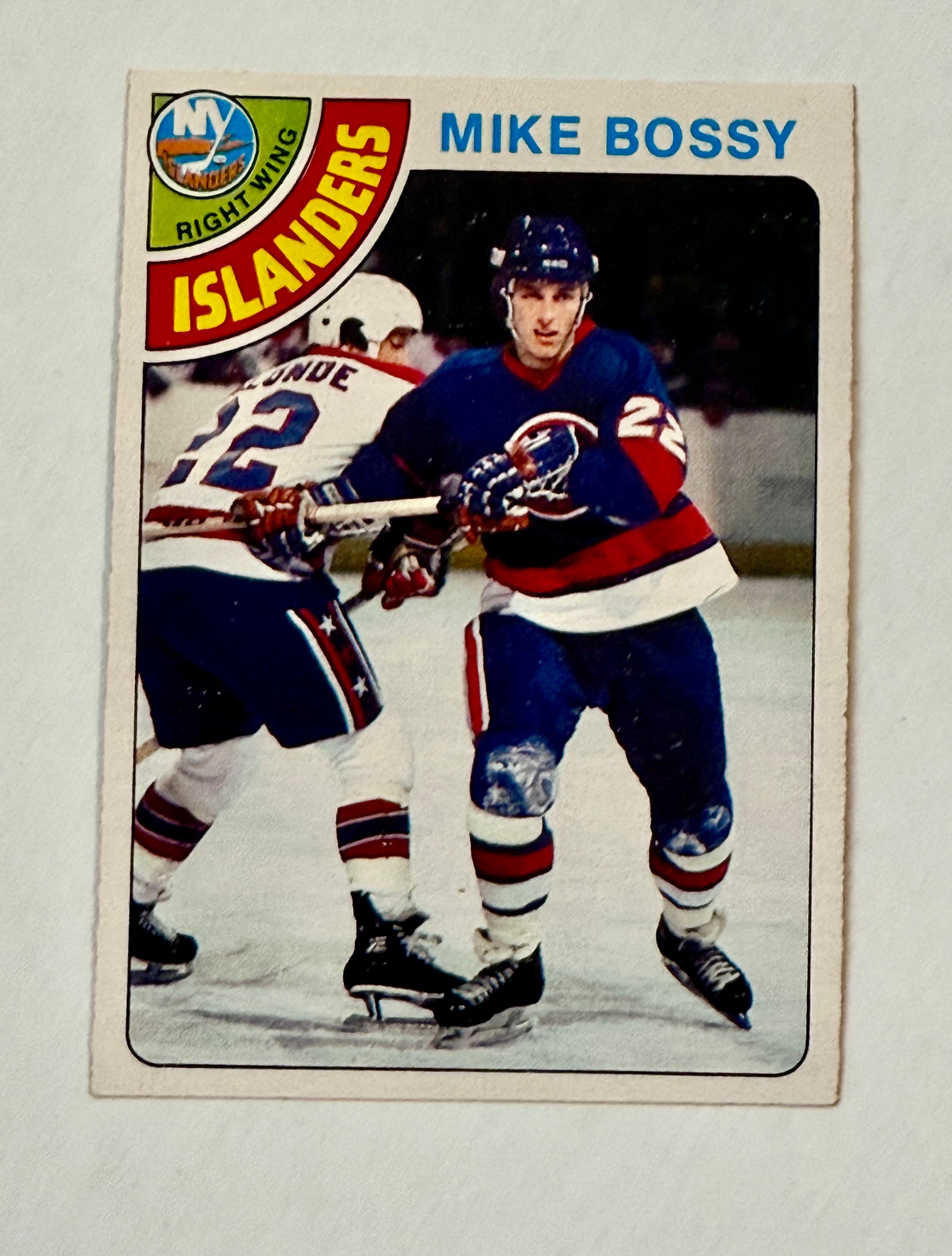 1978 Mike Bossy OPC High Grade Condition Hockey Rookie Card - Perfect for Collectors, Sports Memorabilia & Investment