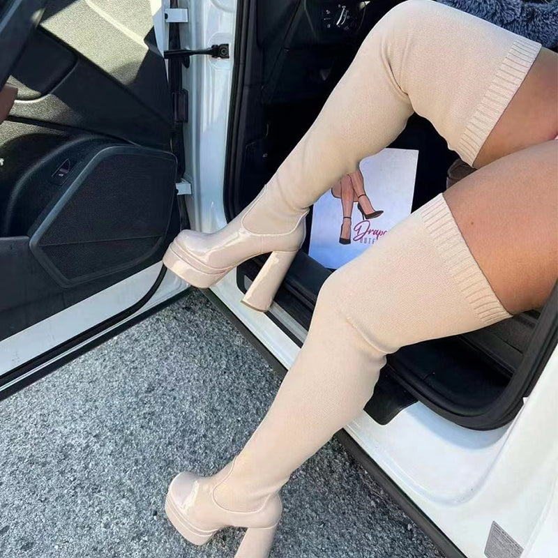 Stretch High Heel Boots for Women - Comfortable & Stylish Ankle Boots for Party, Night Out, and Office Wear