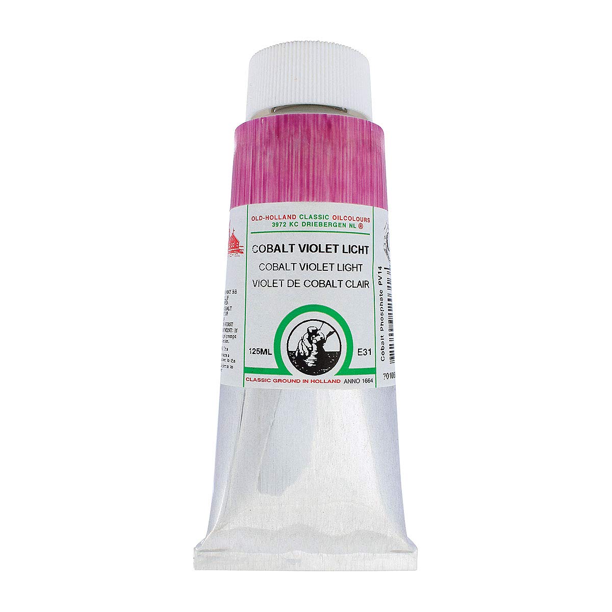 Premium Cobalt Violet Light Oil Paint - 125ml Tube for Professional Artists & Oil Painting Enthusiasts | Perfect for Landscape, Portrait & Still Life Artworks