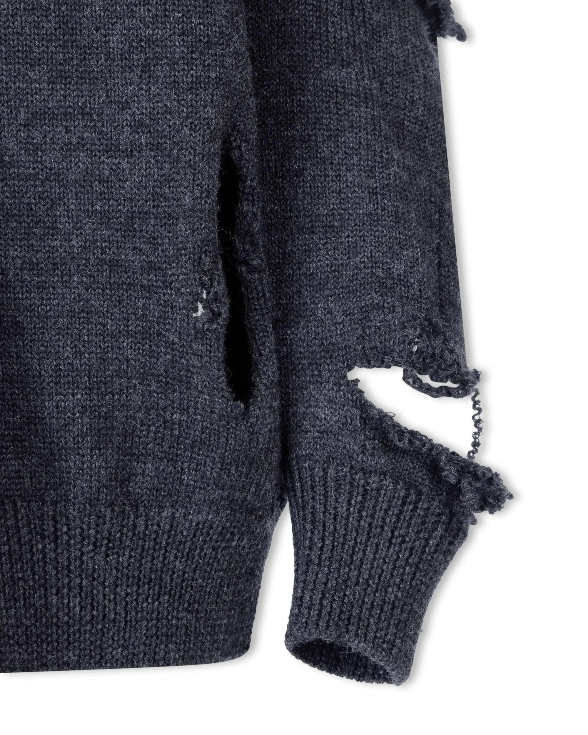 Distressed Wool V-Neck Sweater for Women - Soft & Cozy Winter Pullover - Perfect for Casual Outfits, Office Wear & Holiday Gatherings