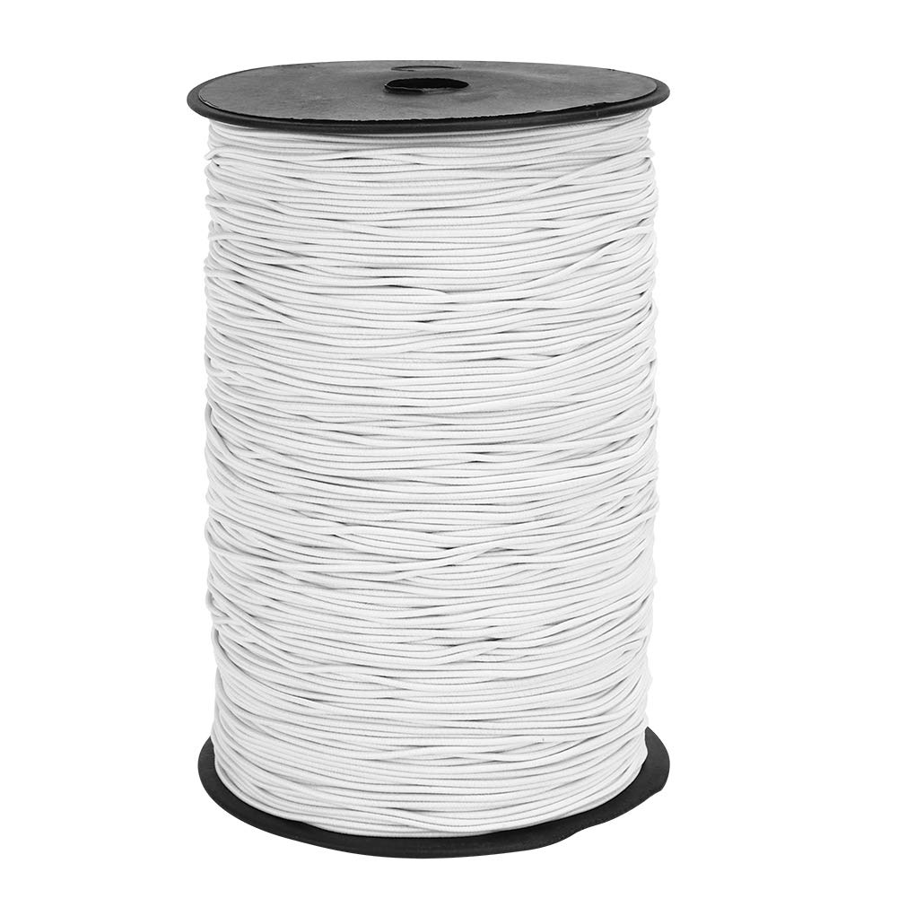 Stretchy Elastic Cord String 1.5mm x 500m for Jewelry Making - Beading Elastic Rope for DIY Bracelets, Necklaces, Craft Projects | Perfect for Friendship Bracelets, Macrame, and Handmade Jewelry Accessories