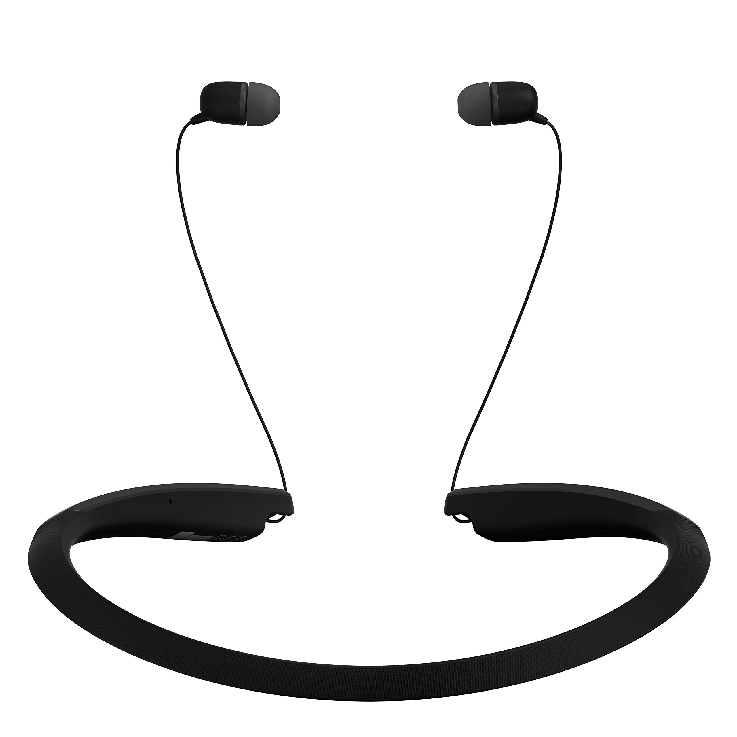 LG TONE Flex Wireless Bluetooth Neckband Headphones with 32-Bit Hi-Fi DAC & Meridian Audio - Black | Perfect for Gym, Commuting & Work Calls