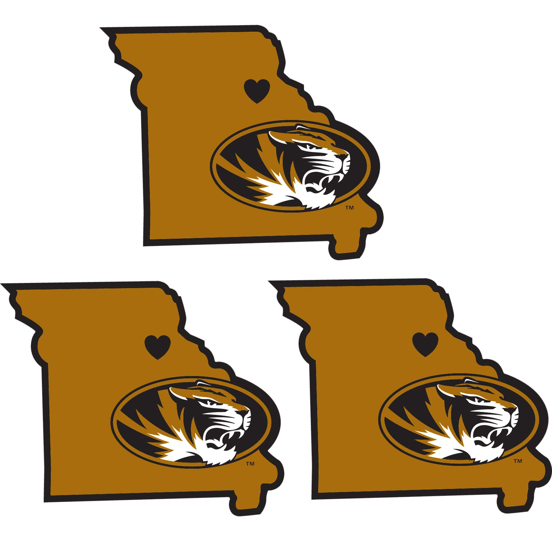 NCAA Siskiyou Unisex Home State Decal - Perfect for College Dorm Decor, Laptop Stickers & Car Window Decals