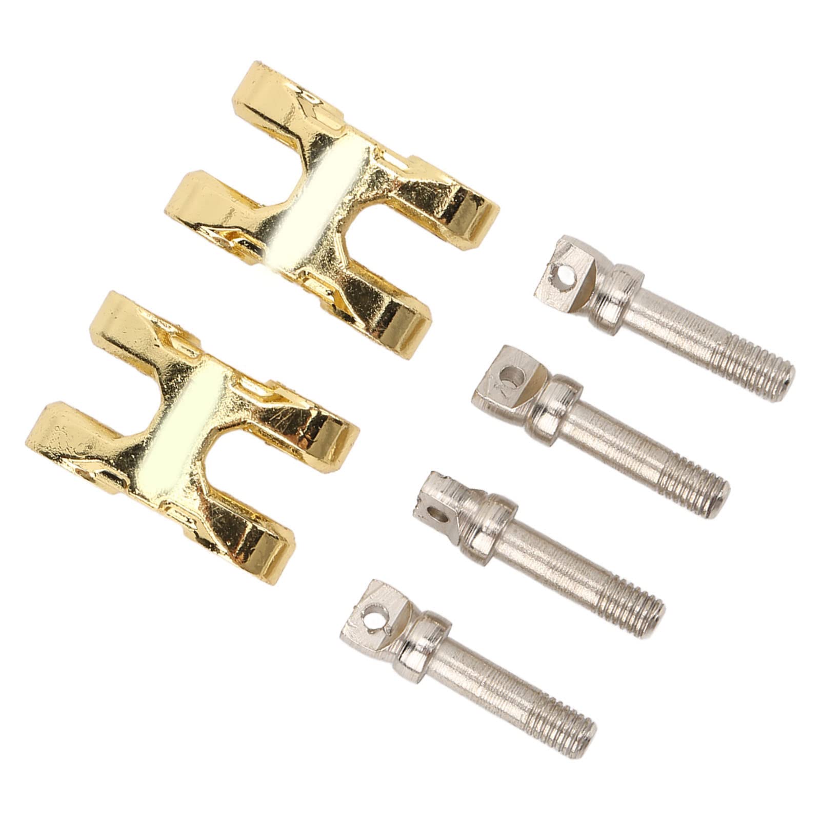 Yangsense 1/10 RC Car Bumper Tow Hooks - Lightweight & Easy Install for Off-Roading (Gold)
