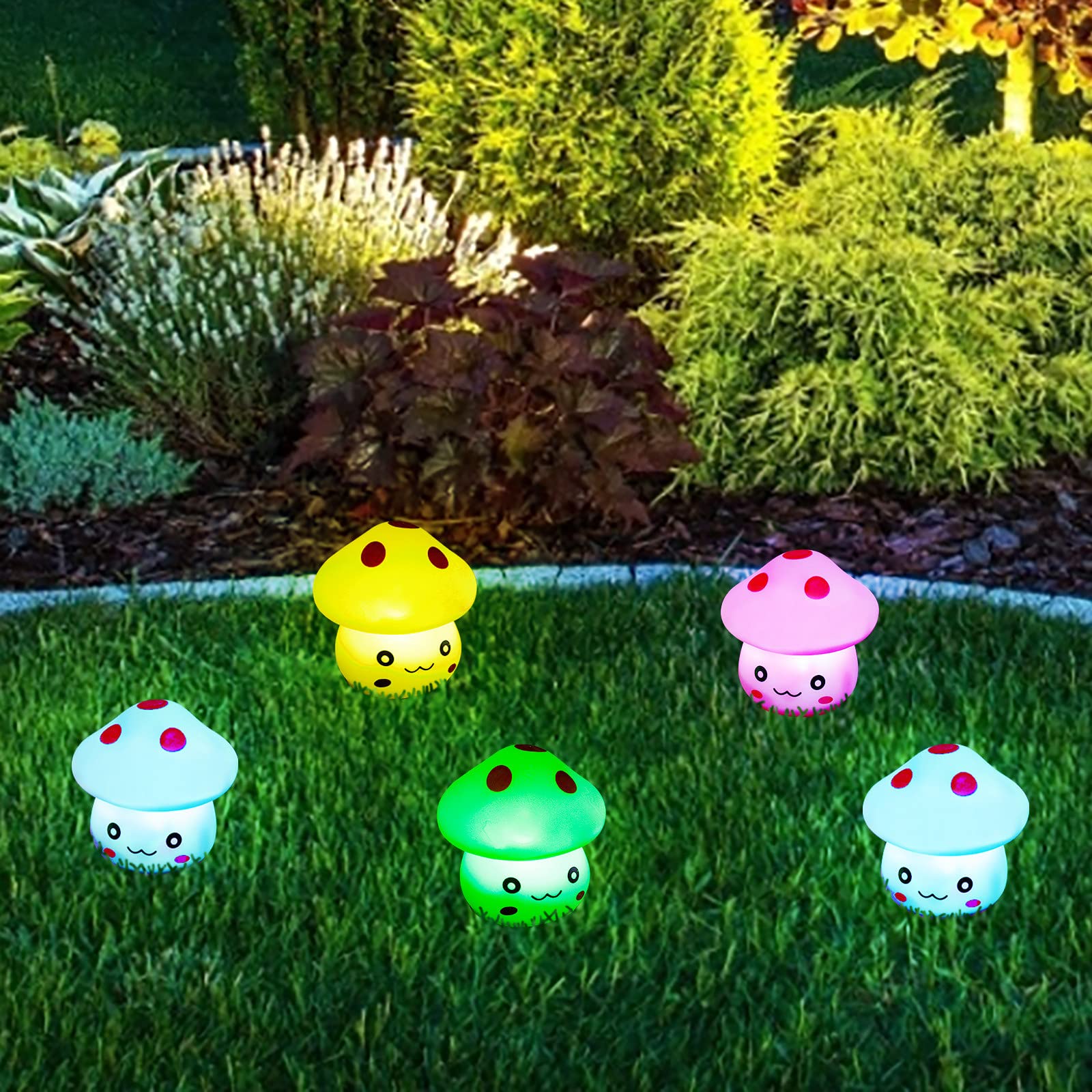 **Cute Mushroom Night Light for Kids - Portable LED Night Lamp for Baby Nursery, Toddler Bedroom - Battery Operated Nightlight - Perfect Birthday Gift for Girls & Teens - White, One Size - Ideal for Bedtime, Reading & Relaxation**